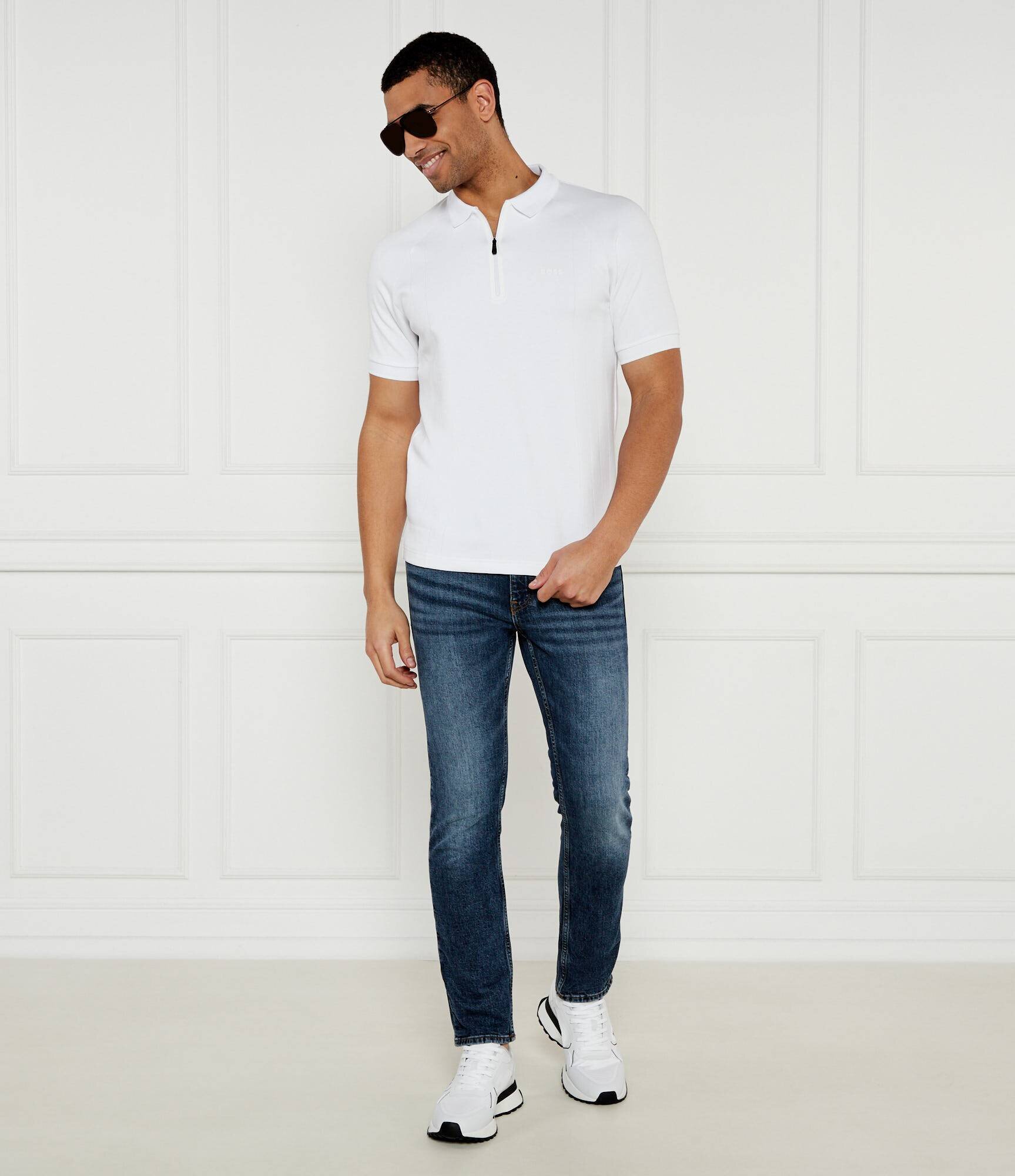 BOSS Green Polo Philix DropNeedle AC | Regular Fit | stretch