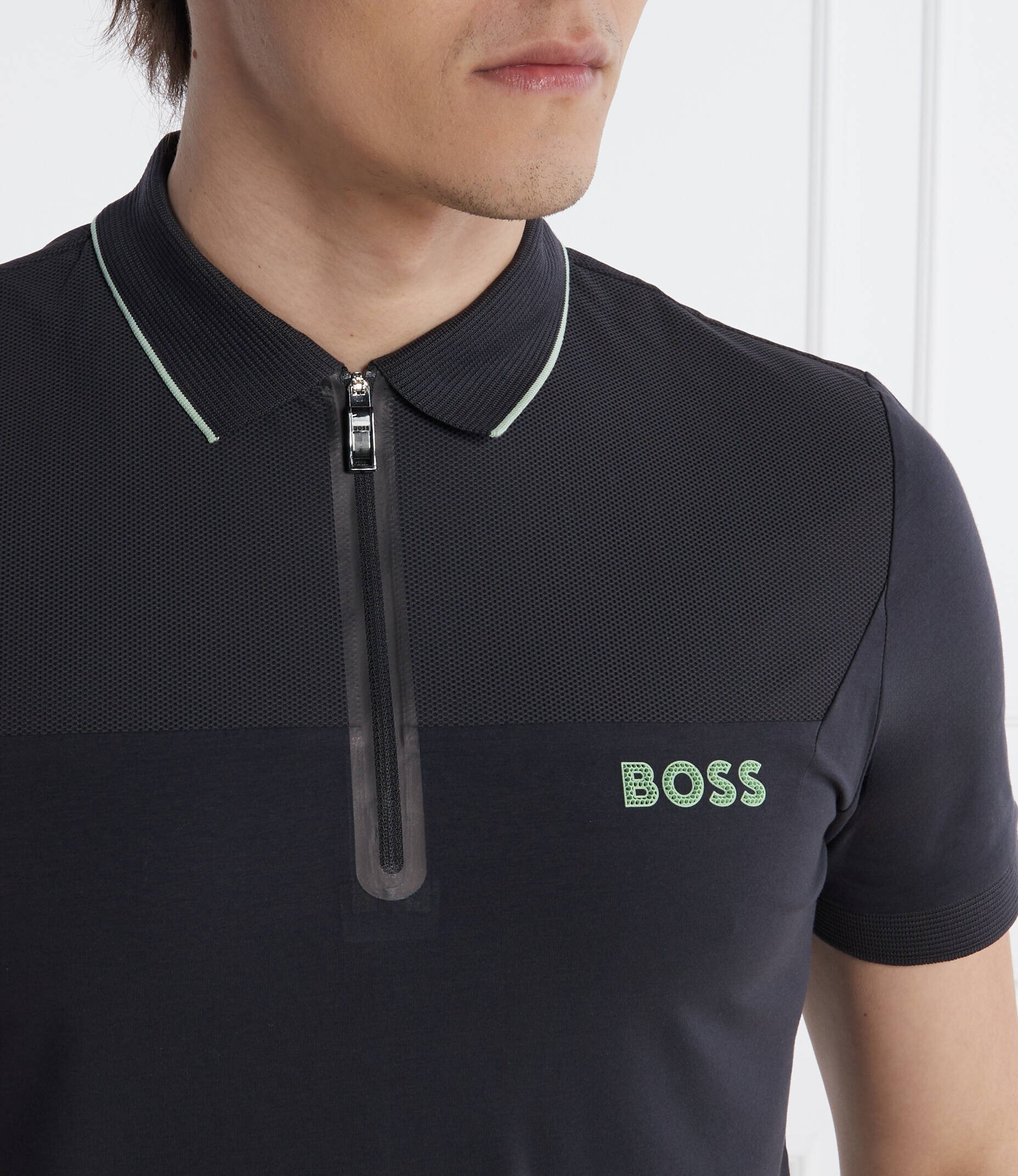 BOSS Green Polo Philix | Slim Fit | stretch