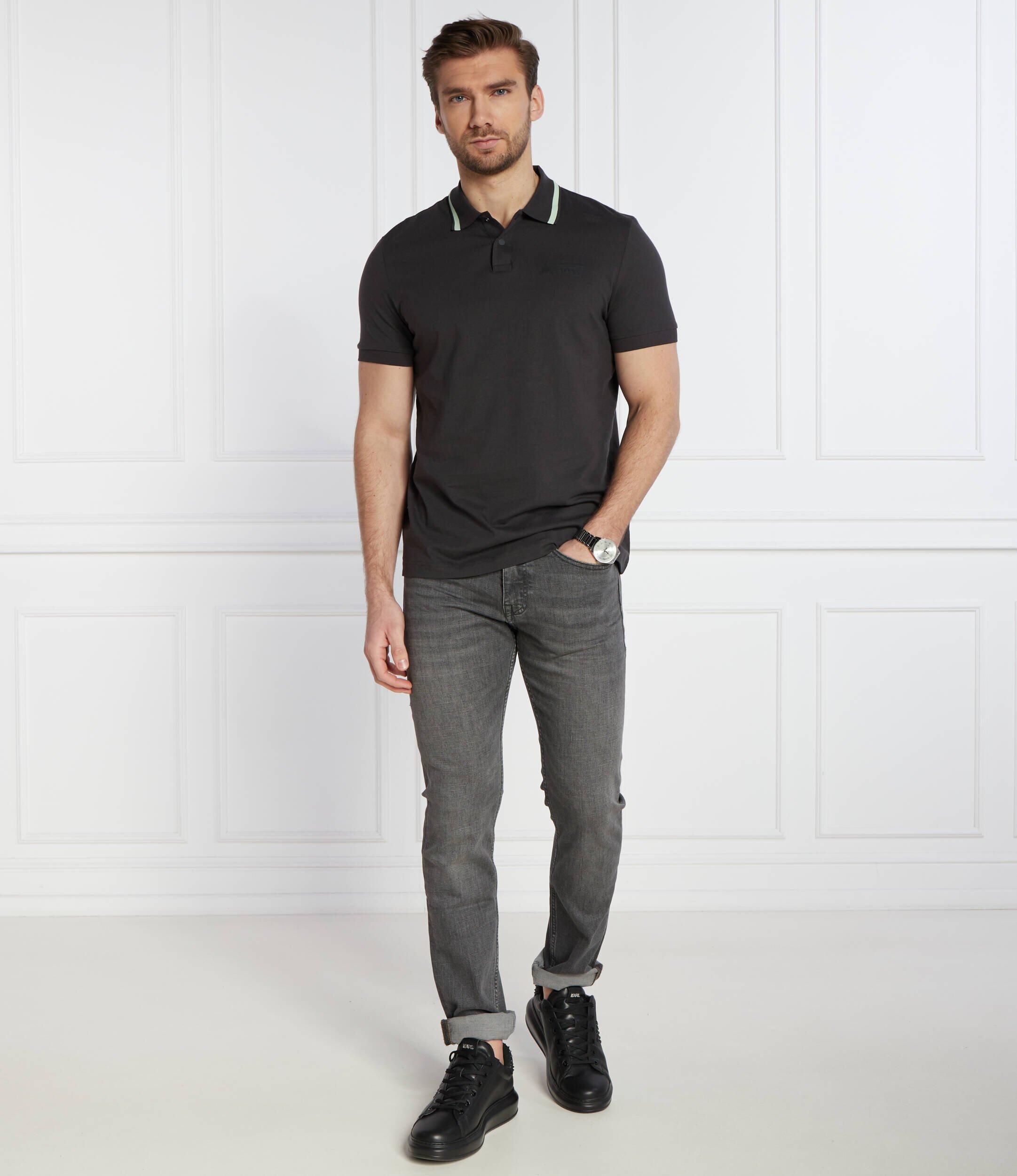 BOSS Green Polo Pio Badge | Regular Fit
