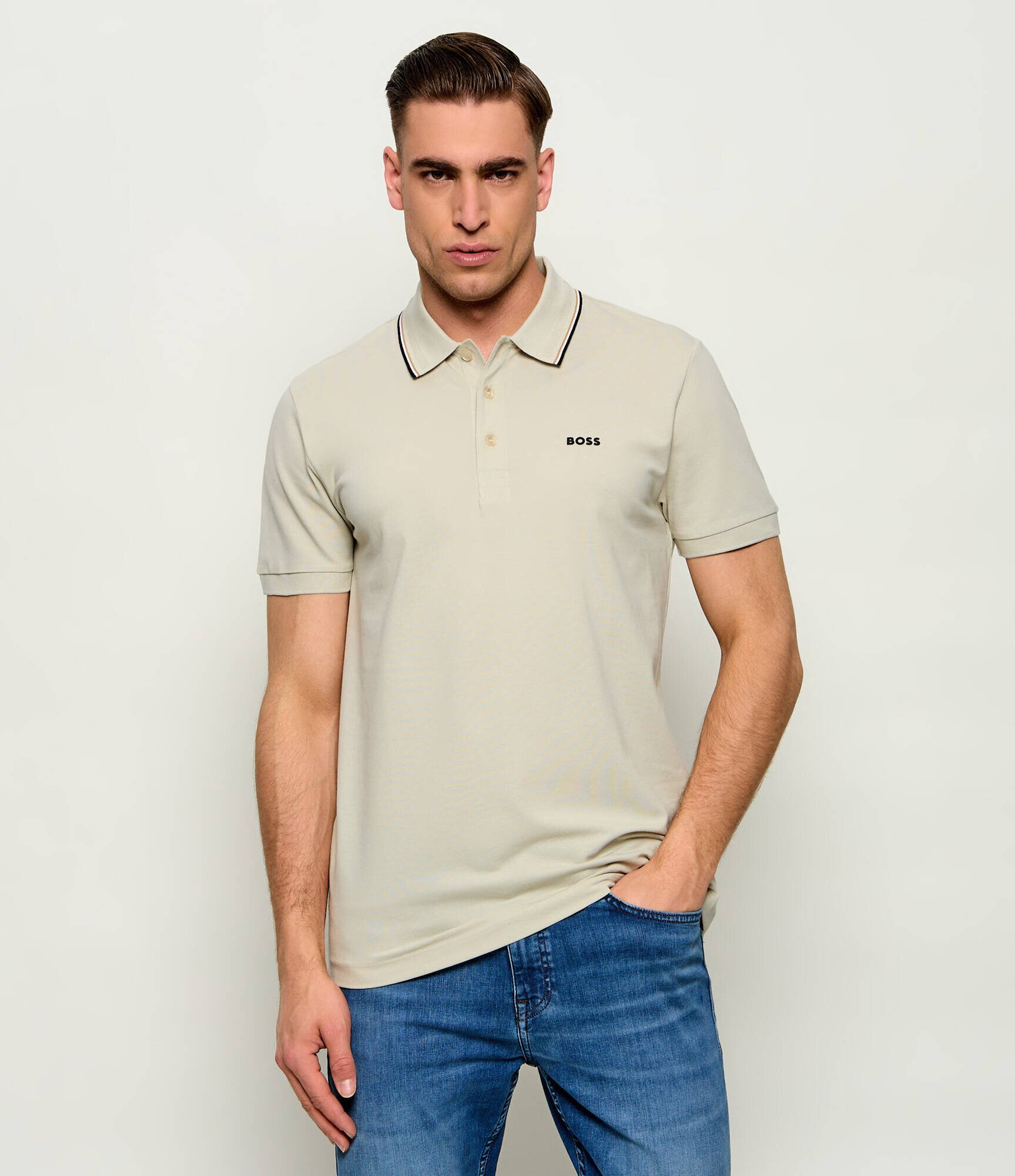 BOSS Green Polo PL_GOC Birdie Paule | Slim Fit | stretch