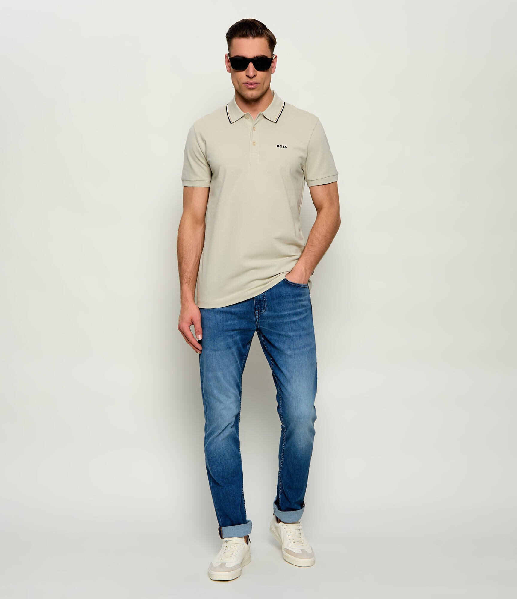 BOSS Green Polo PL_GOC Birdie Paule | Slim Fit | stretch