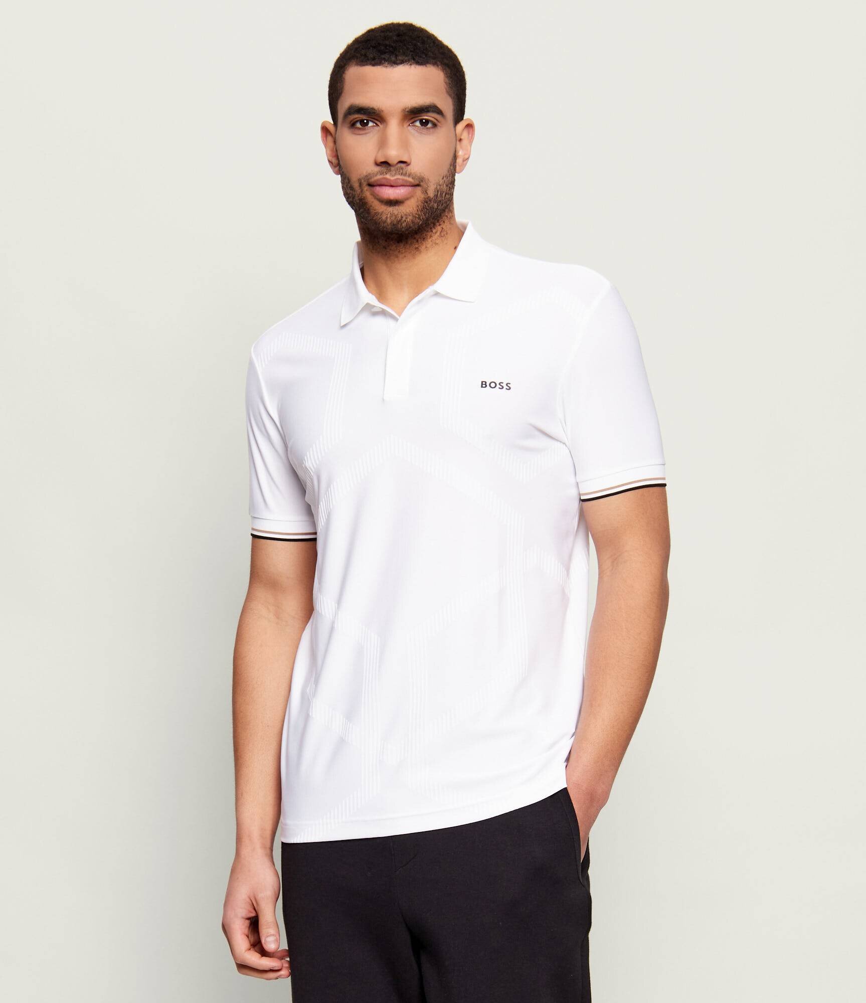 BOSS Green Polo PL_GOC Chip Hexa | regular fit | stretch