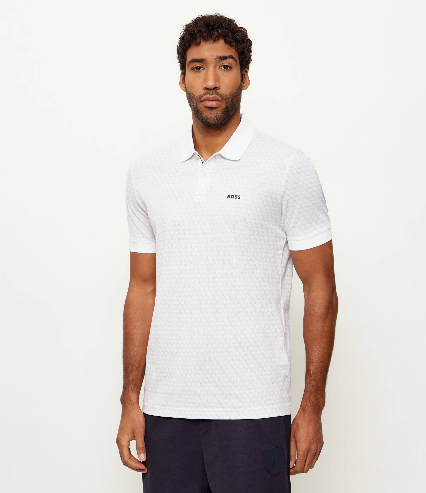 BOSS Green Polo PL_GOC Chip Pattern | regular fit