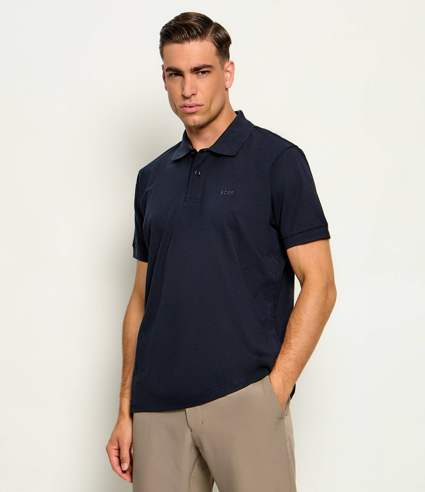BOSS Green Polo PL_Union Tape | regular fit | stretch