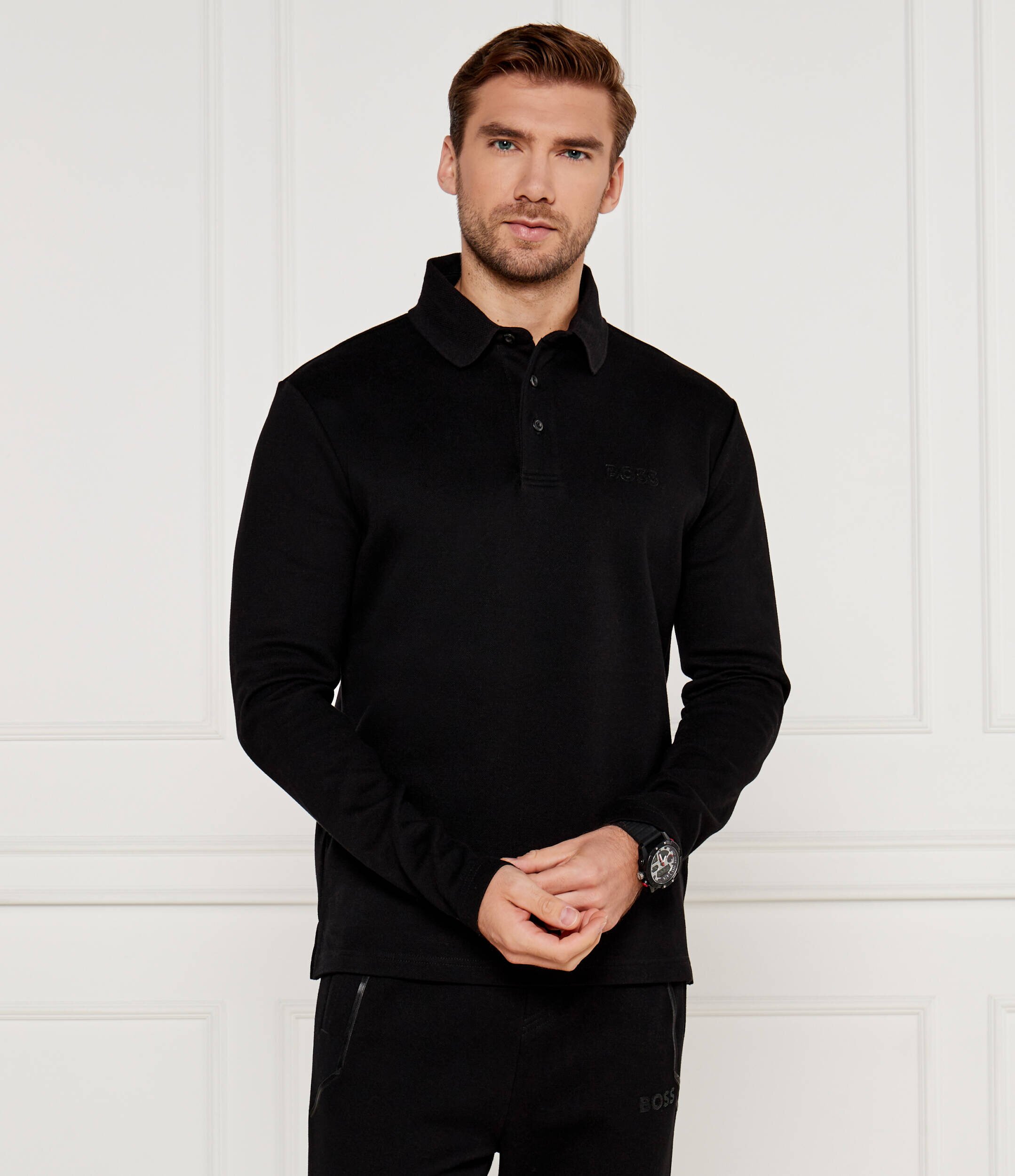 BOSS Green Polo Plisy Mirror | Regular Fit