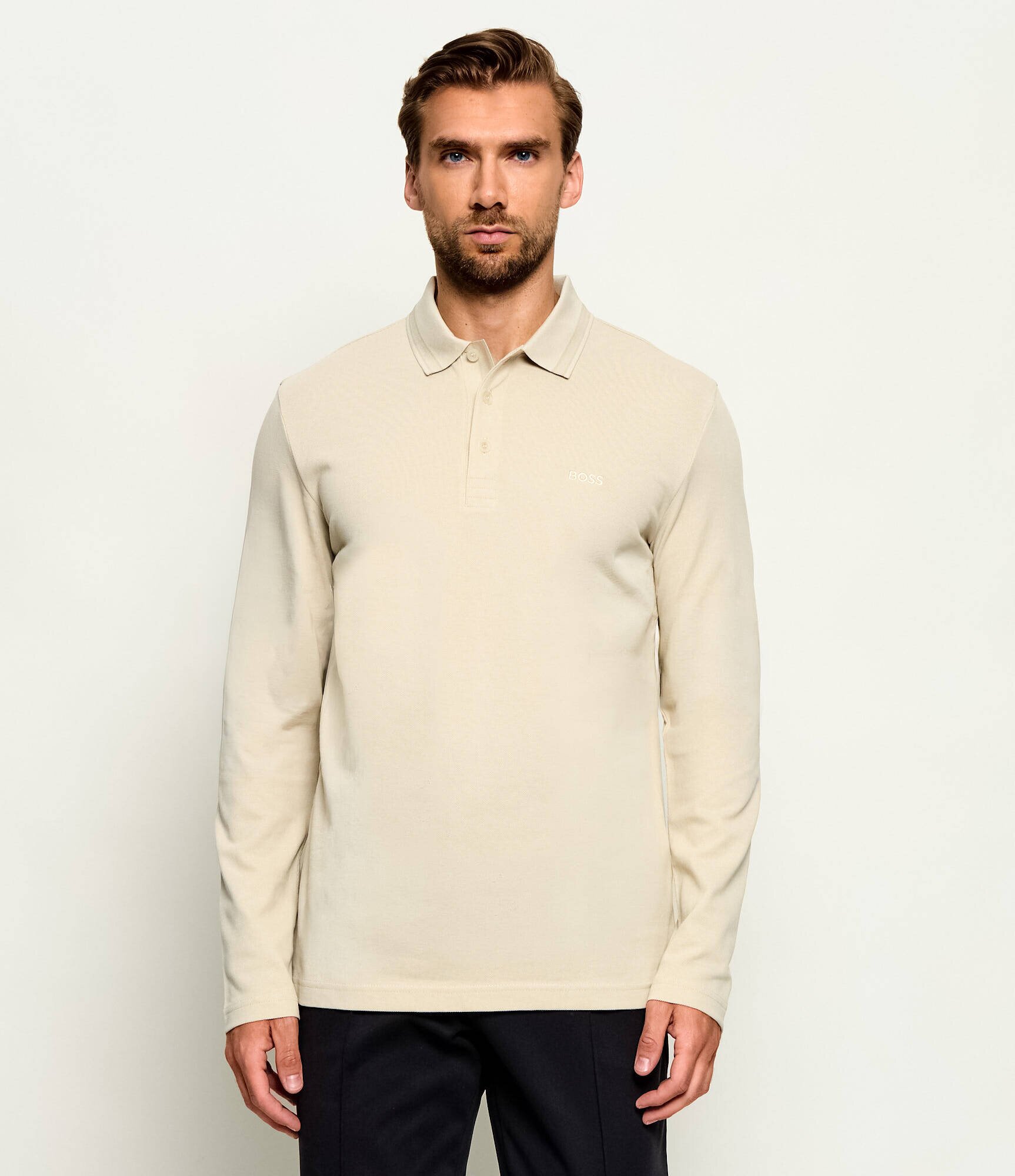 BOSS Green Polo Plisy | regular fit