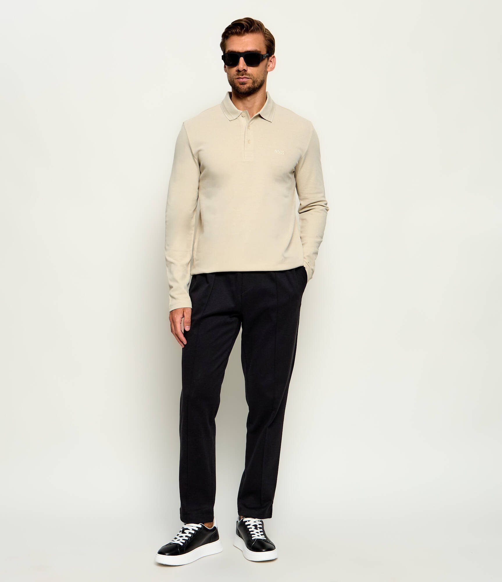 BOSS Green Polo Plisy | regular fit