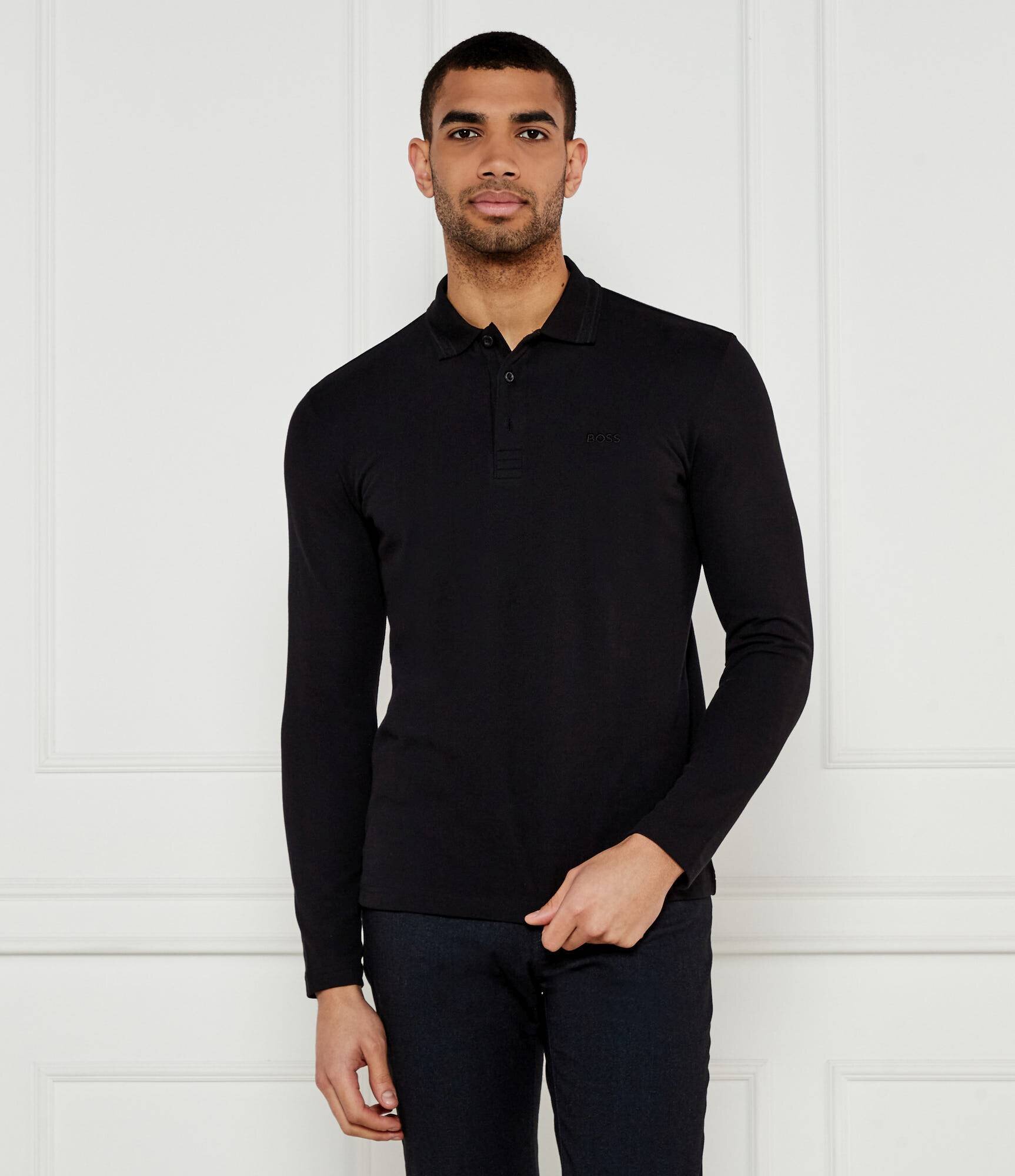 BOSS Green Polo Plisy | Regular Fit
