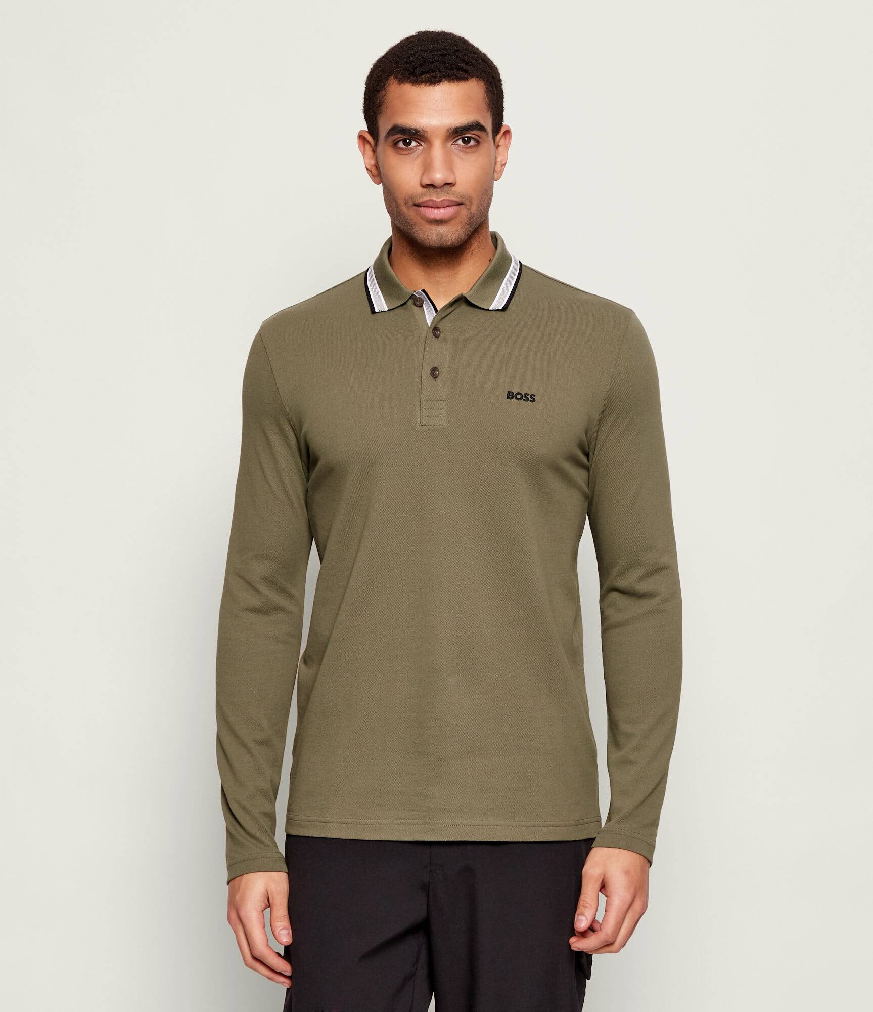 BOSS Green Polo Plisy | regular fit