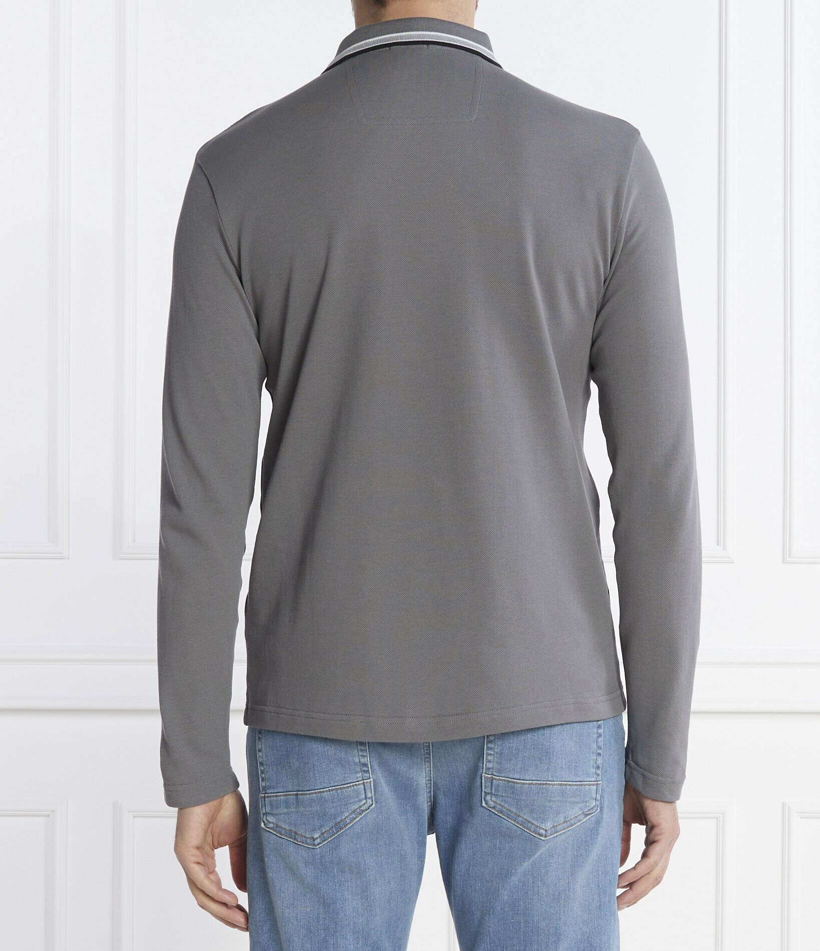 BOSS Green Polo Plisy | Regular Fit