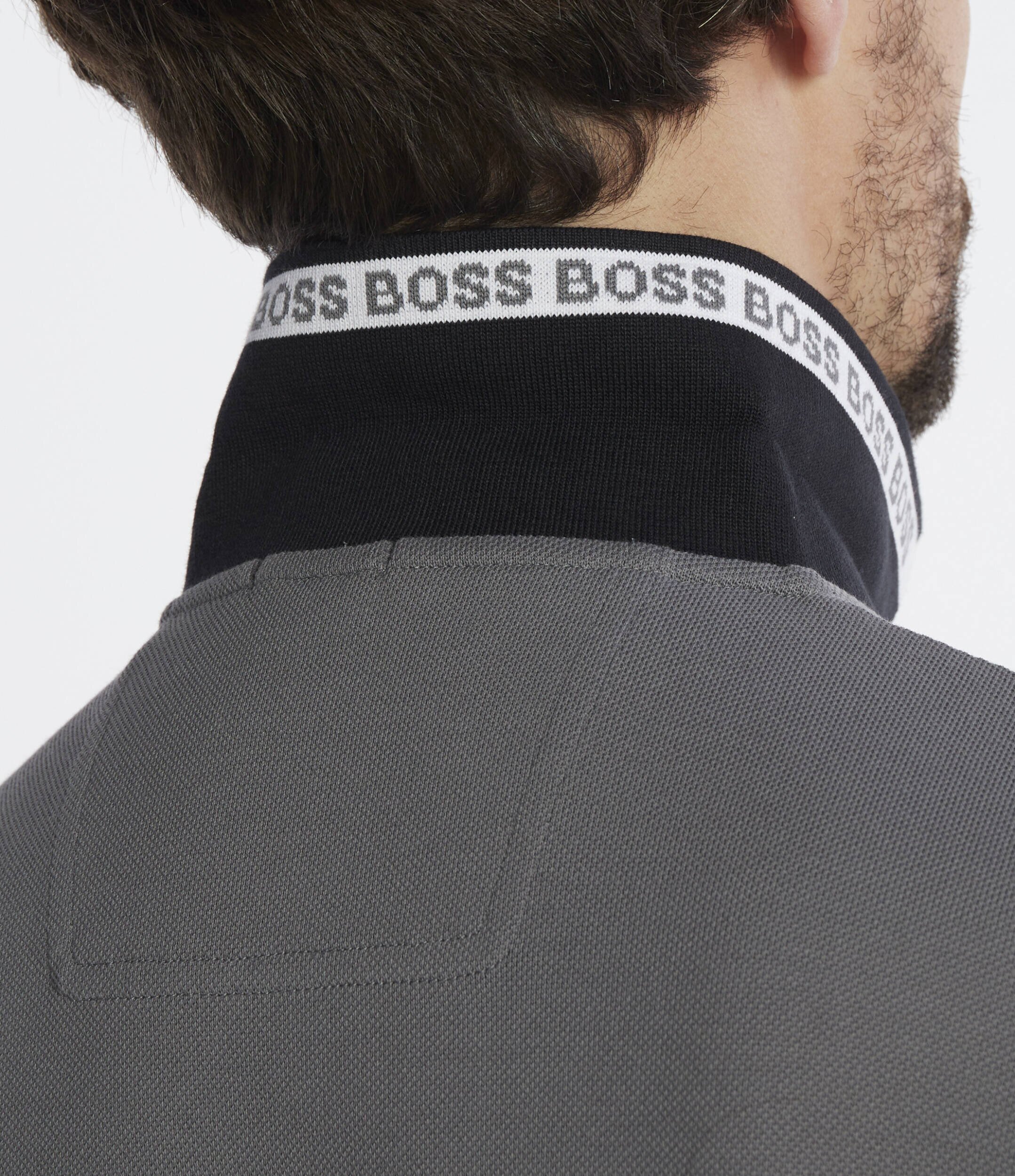 BOSS Green Polo Plisy | Regular Fit