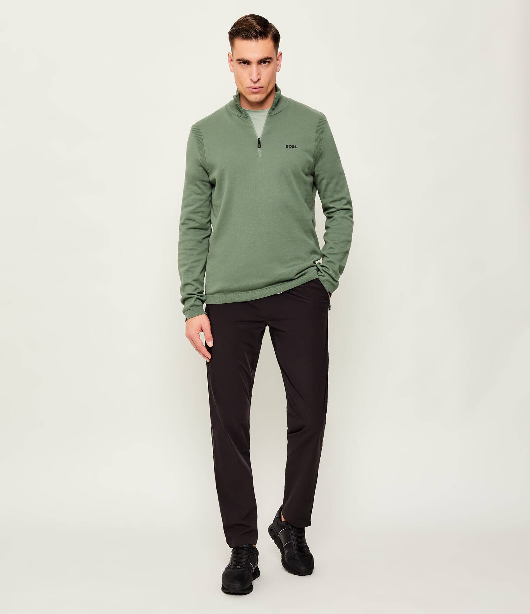 BOSS Green Pulover K_Ever-X QZ | regular fit