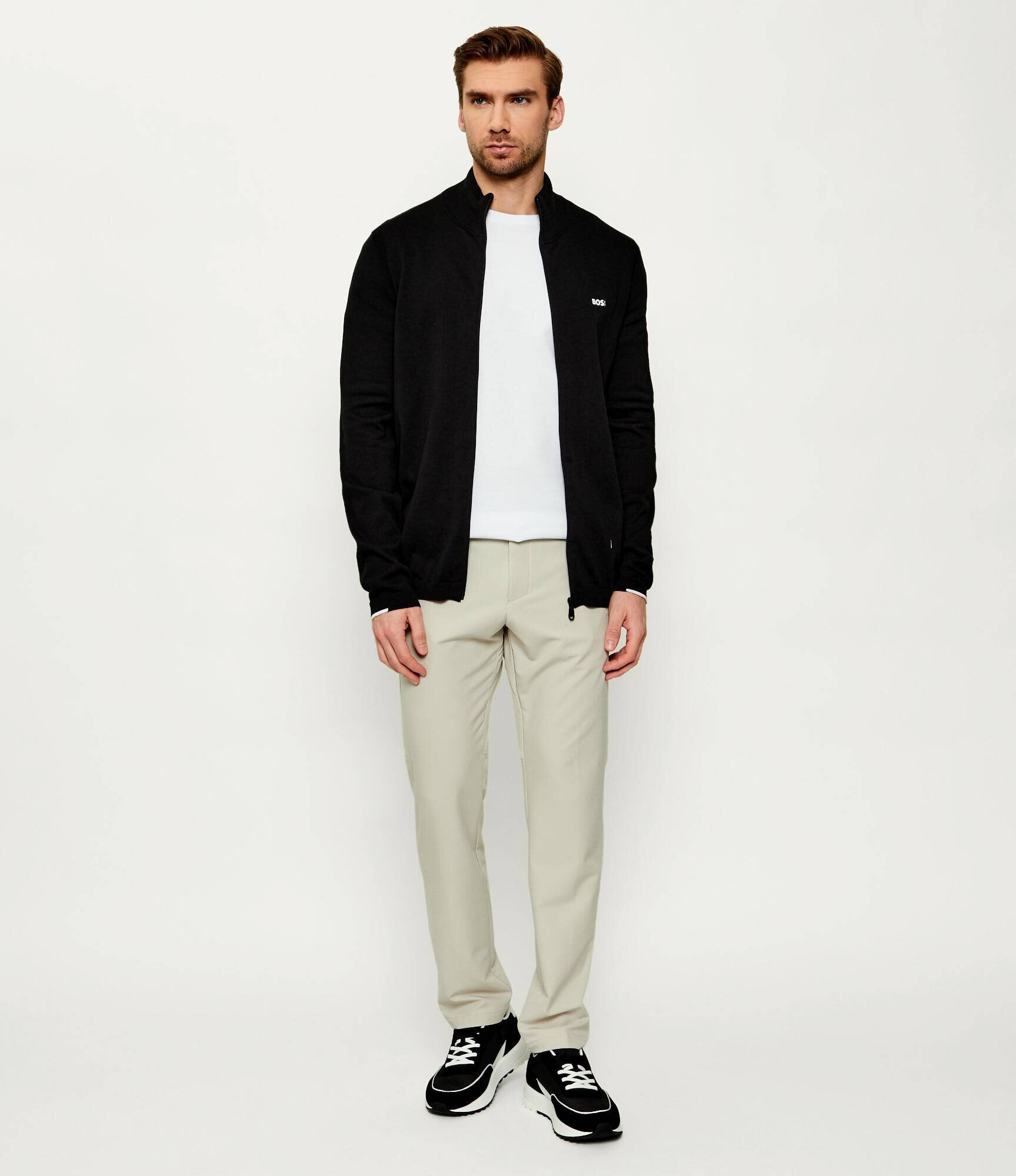 BOSS Green Pulover KN_Ever-X FZ | regular fit