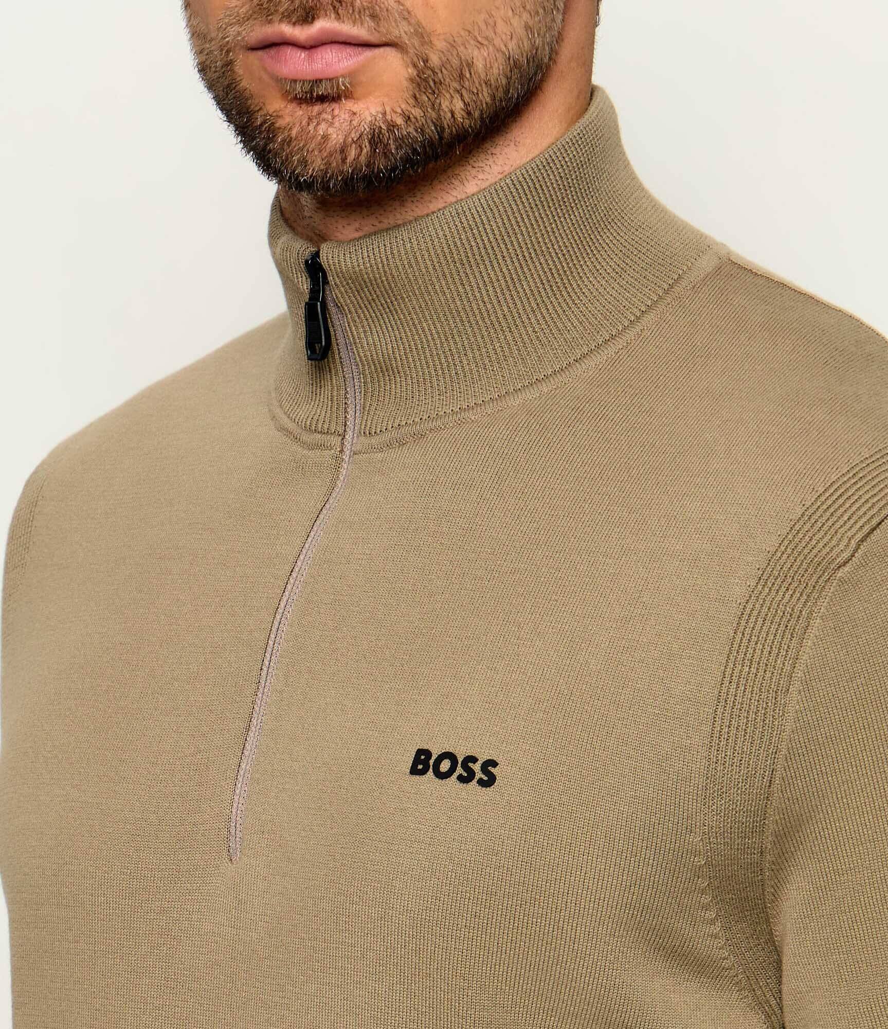 BOSS Green Pulover KN_Ever-X QZ | regular fit