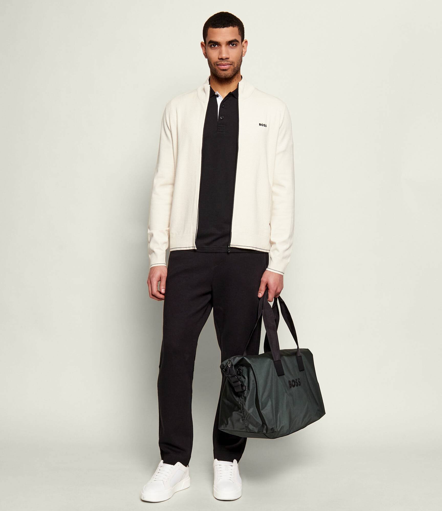 BOSS Green Pulover KN_League FZ | regular fit