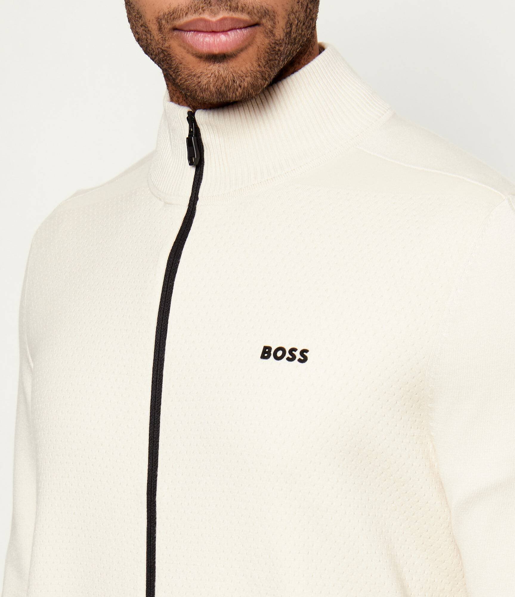 BOSS Green Pulover KN_League FZ | regular fit