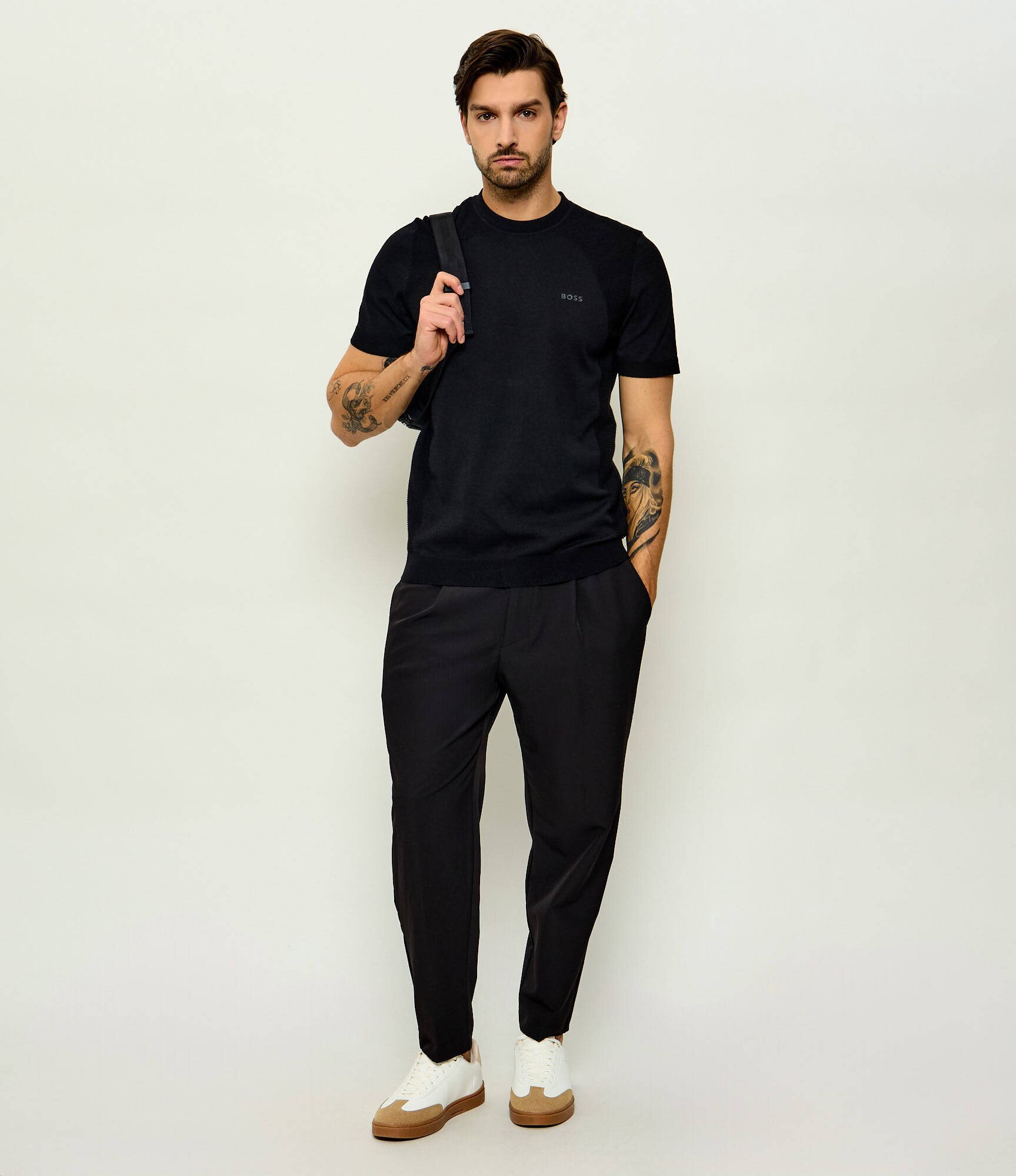 BOSS Green Pulover KN_Momentum-Lite TS | regular fit