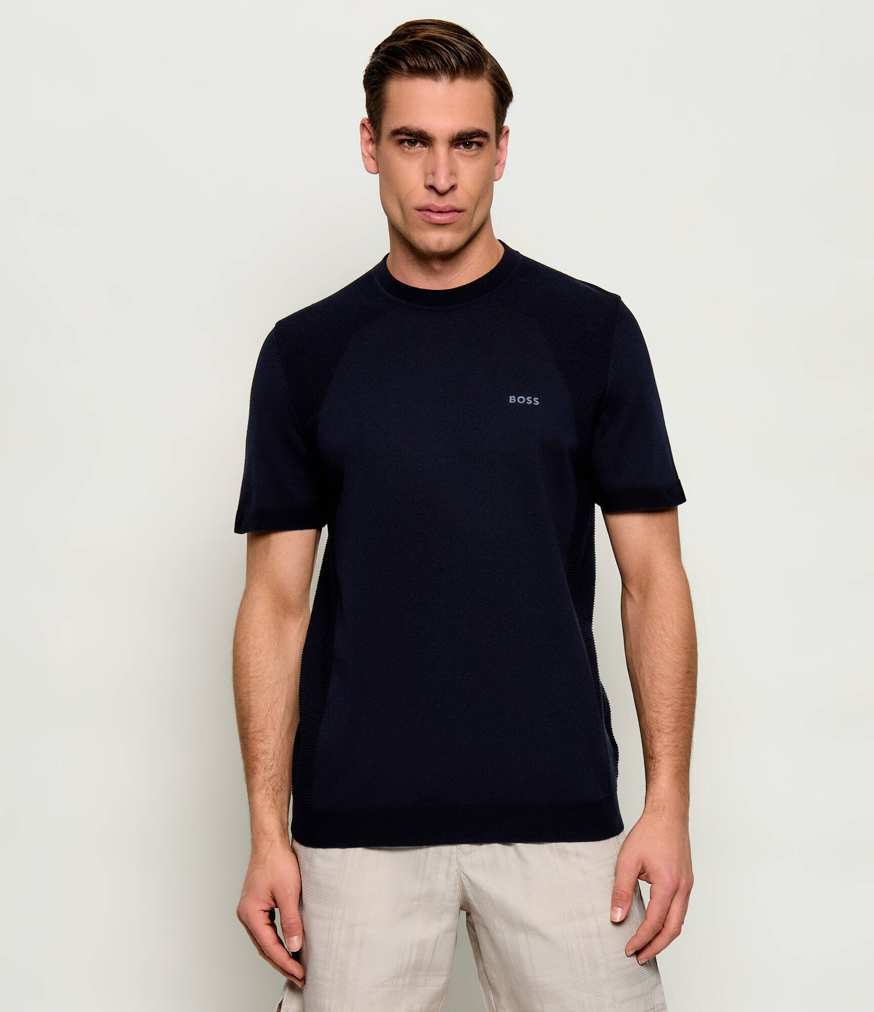 BOSS Green Pulover KN_Momentum-Lite TS | regular fit