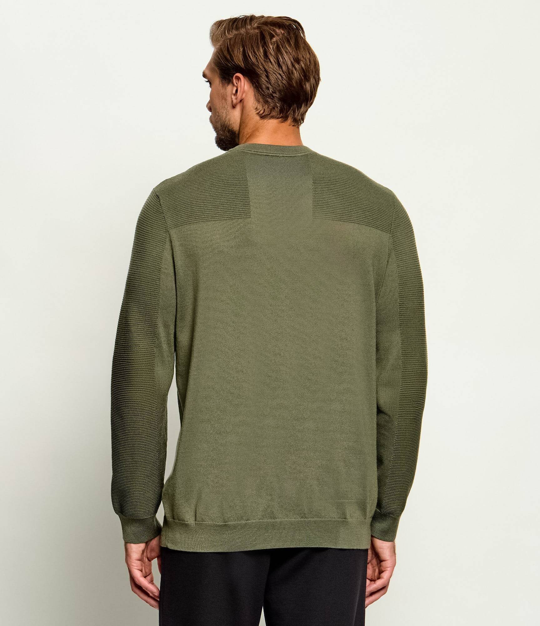 BOSS Green Pulover KN_Momentum-X CN | regular fit cu adaos de lână