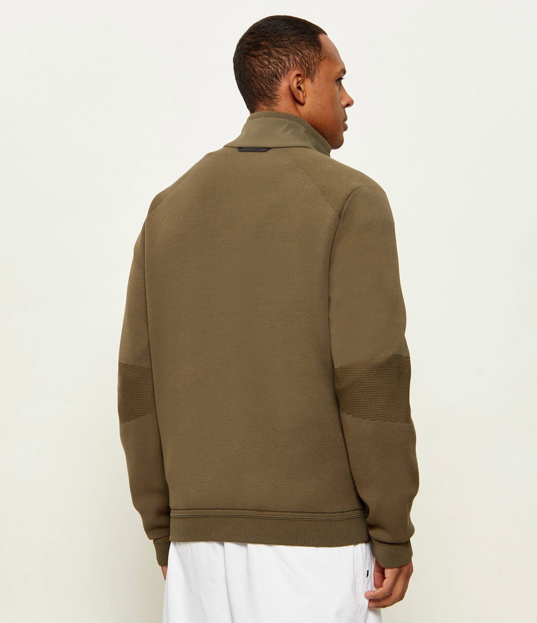 BOSS Green Pulover KN_PS Spirit70 HY | Boss x Porsche | regular fit cu adaos de mătase
