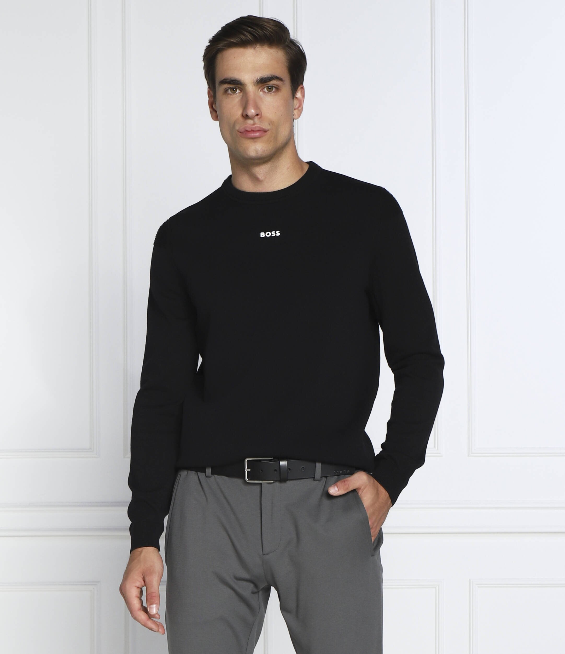 BOSS Green Pulover Ralfio | Regular Fit