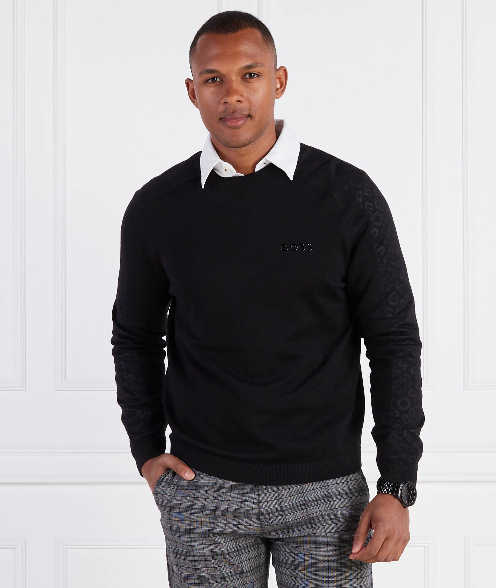 BOSS Green Pulover Reemo | Regular Fit