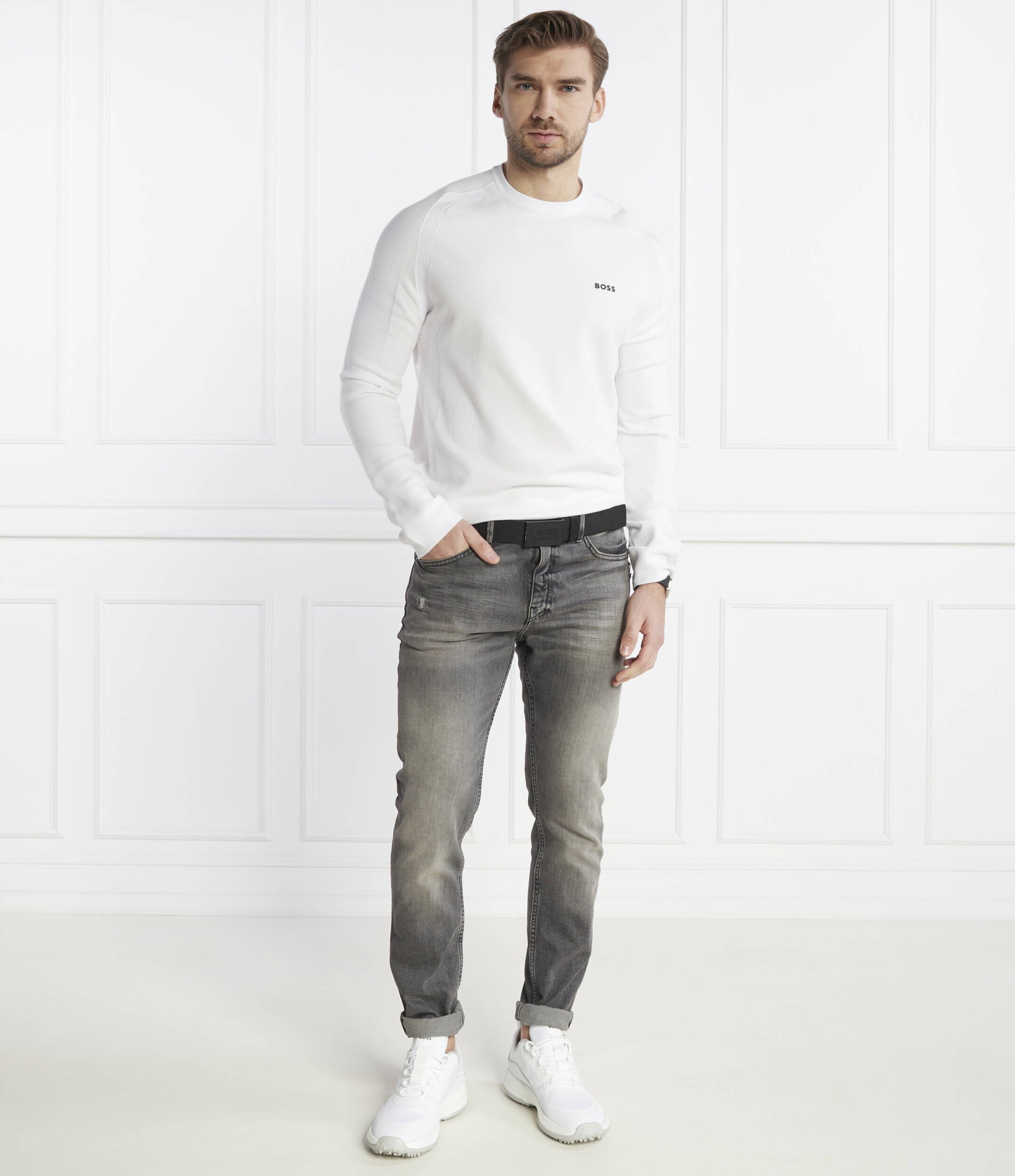 BOSS Green Pulover Rilmo | Regular Fit