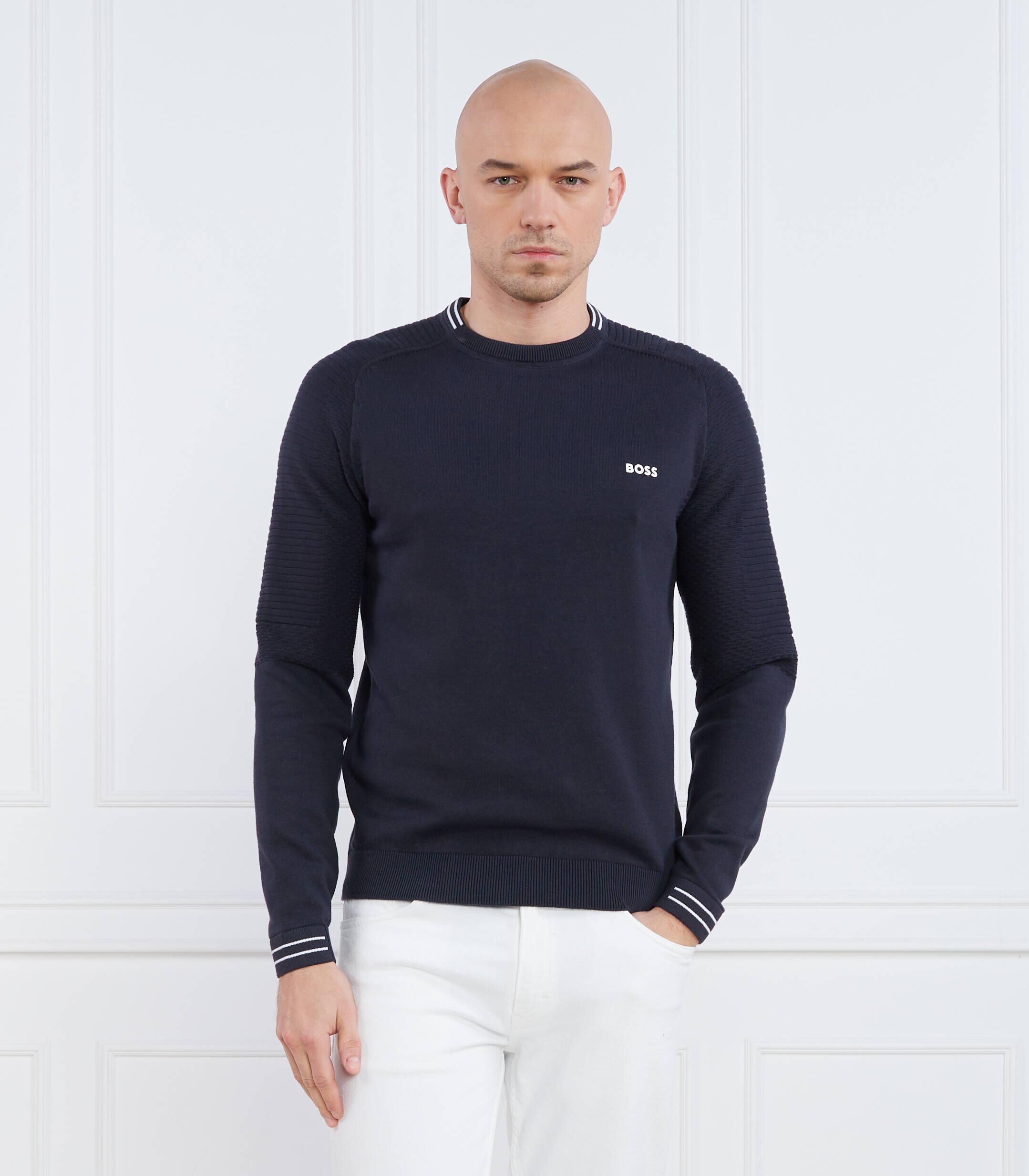 BOSS Green Pulover Rolet | Regular Fit