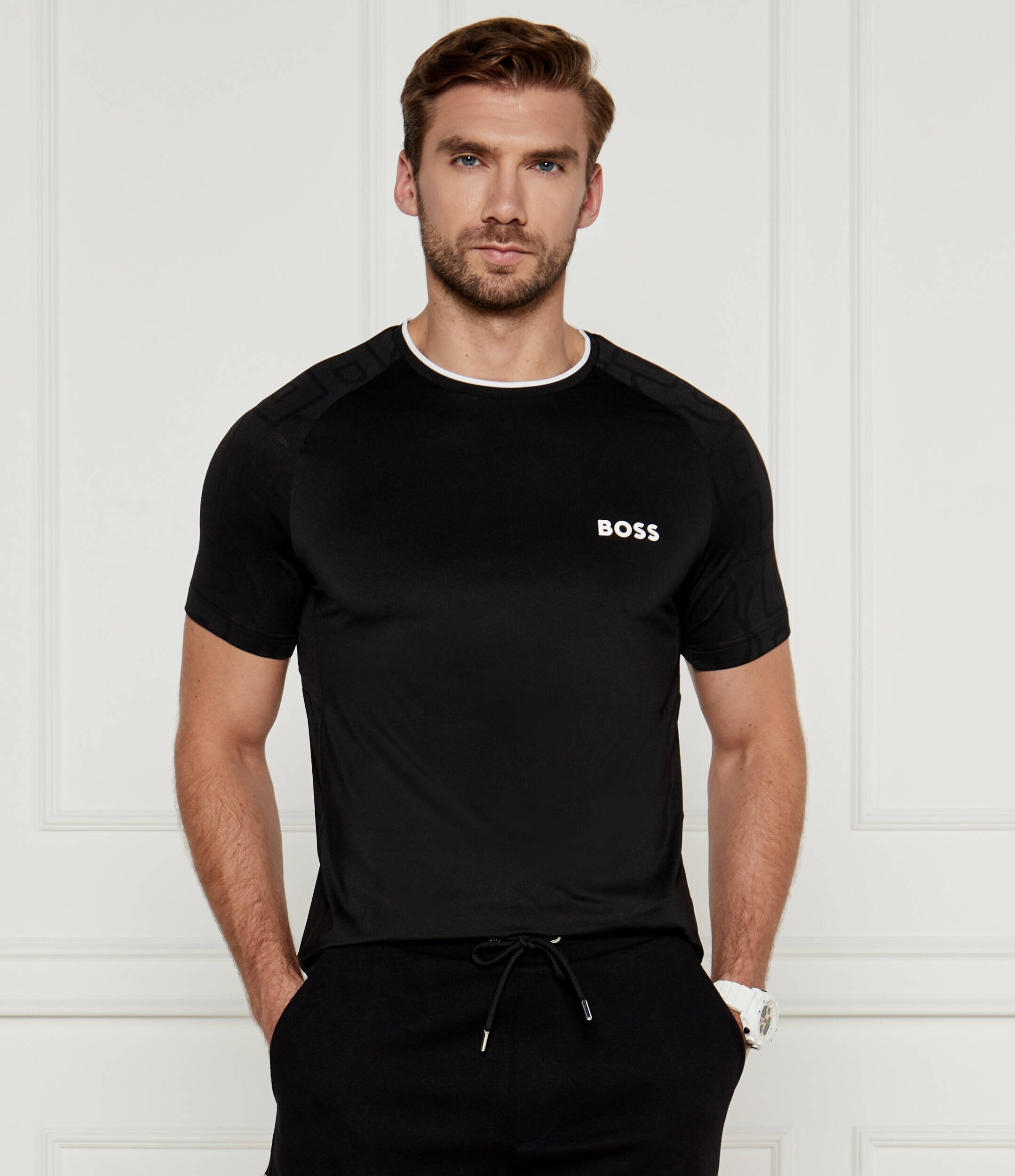 BOSS Green Tricou BOSS X MATTEO BERRETTINI | Regular Fit