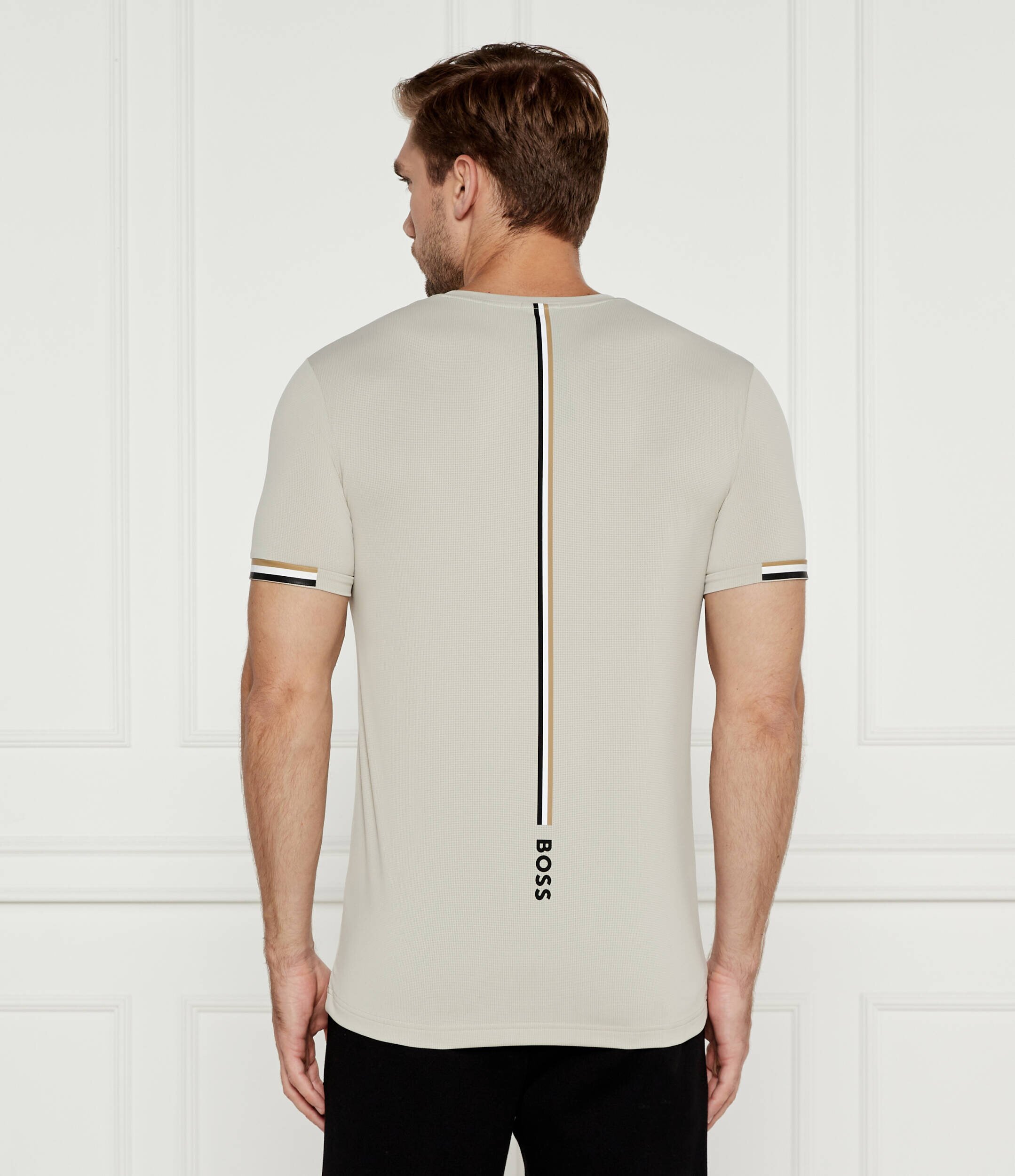 BOSS Green Tricou Boss x Matteo Berrettini | Slim Fit | stretch