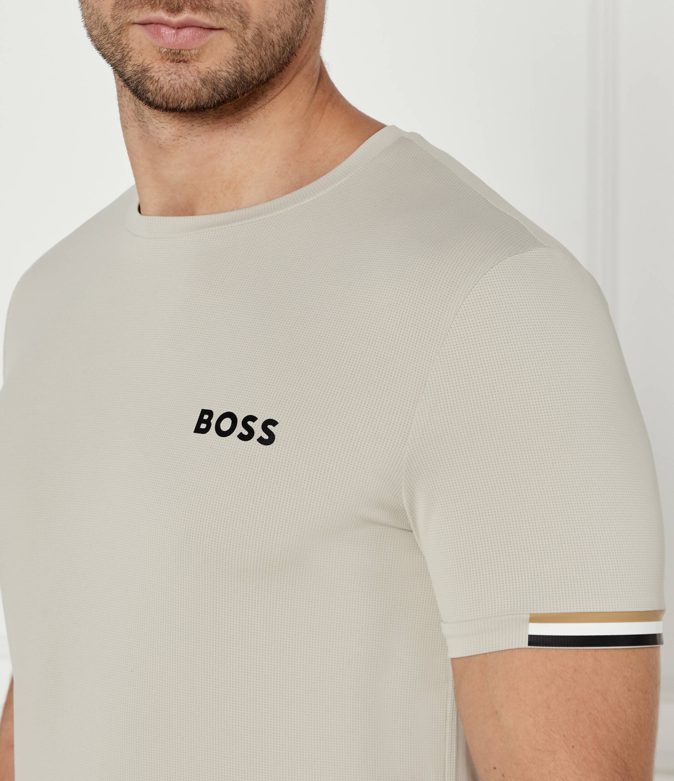 BOSS Green Tricou Boss x Matteo Berrettini | Slim Fit | stretch