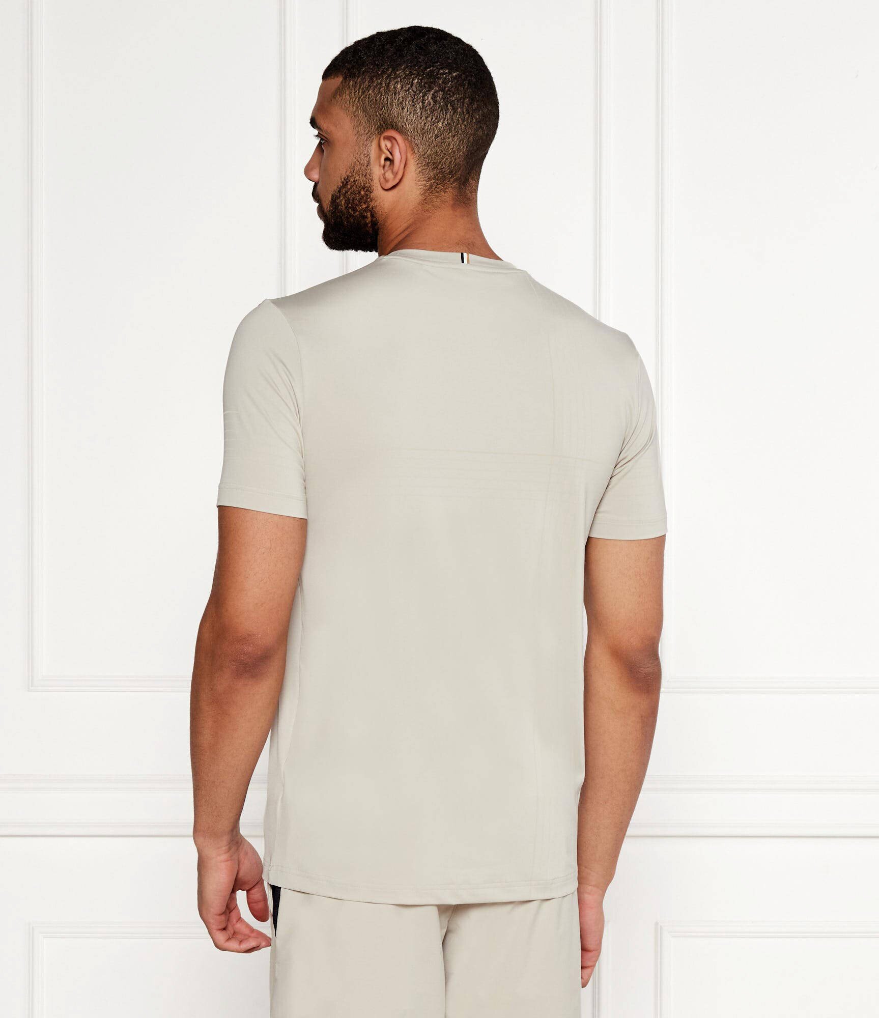 BOSS Green Tricou Check TOC | Slim Fit | stretch