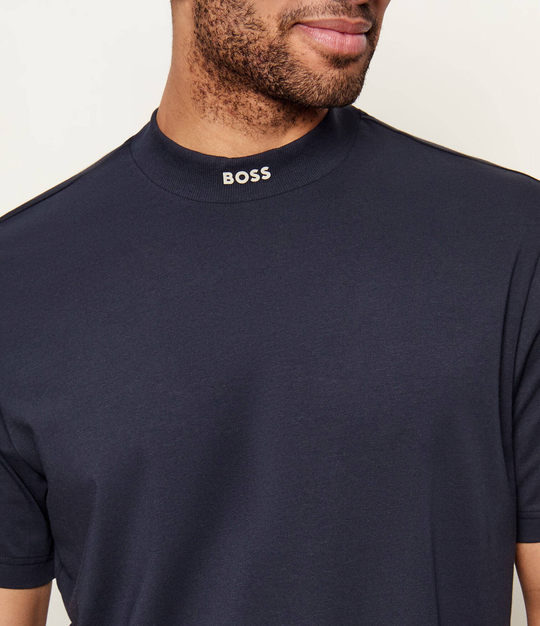 BOSS Green Tricou Collar | regular fit | stretch