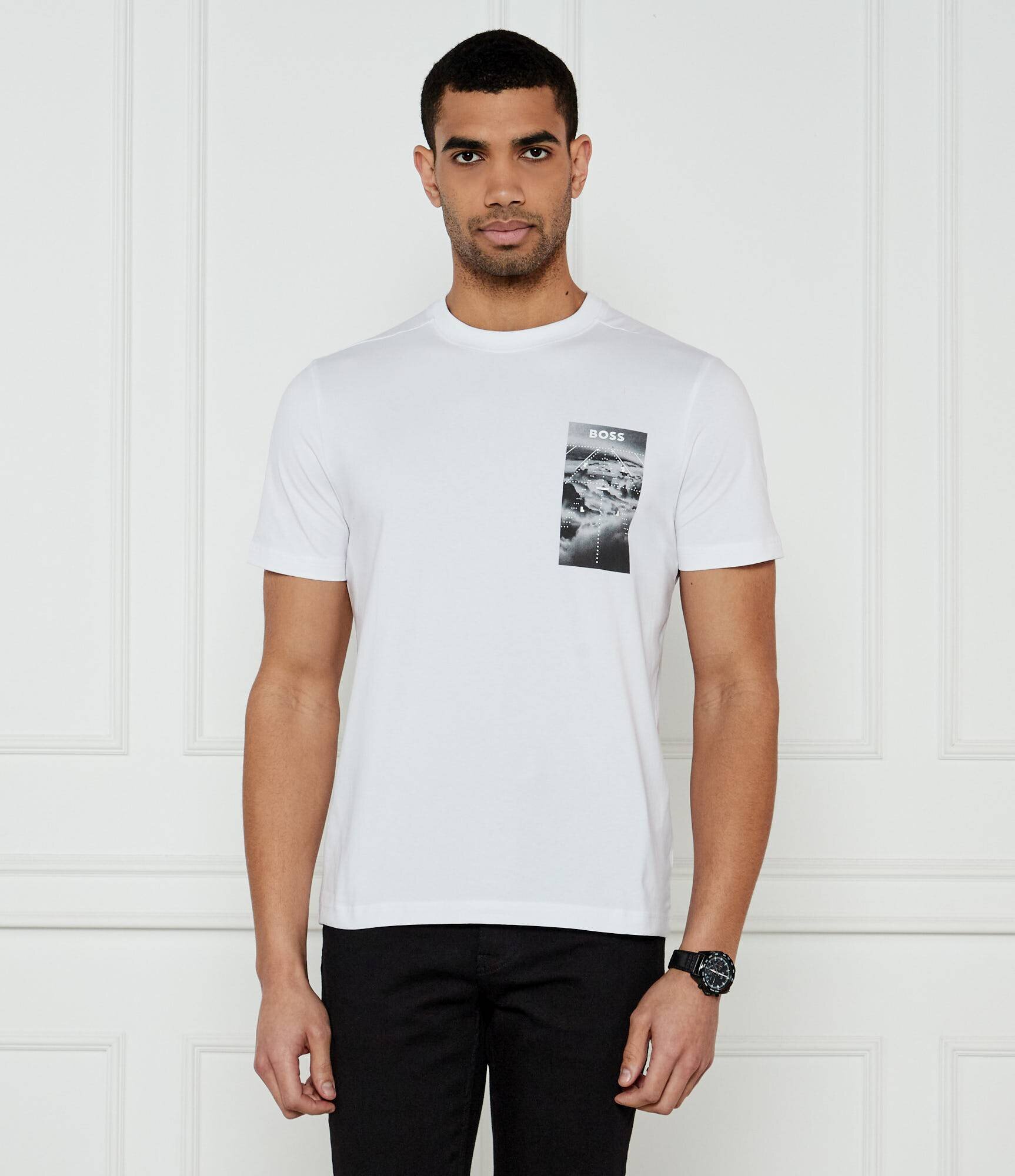BOSS Green Tricou DesertTech | Regular Fit | stretch