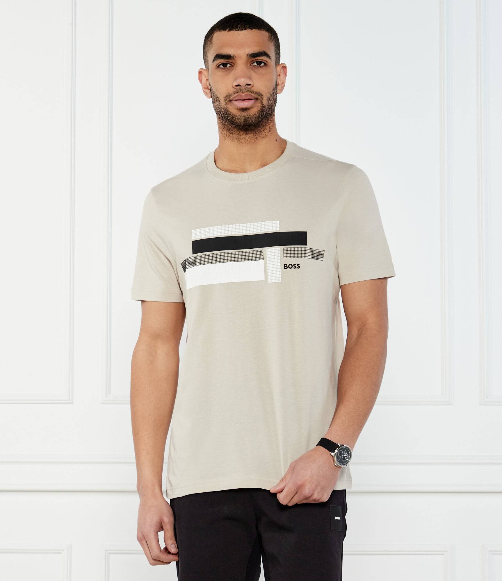 BOSS Green Tricou Glamping | Relaxed fit