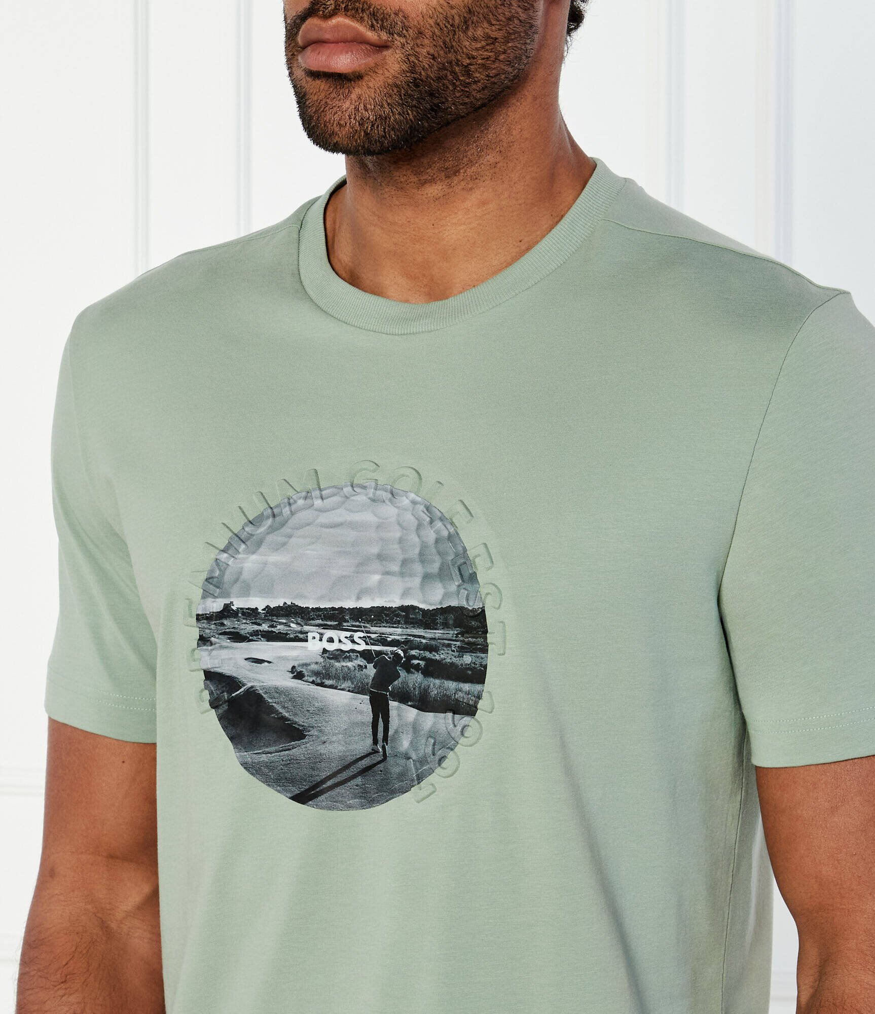 BOSS Green Tricou Graphic Heritage | Regular Fit | stretch
