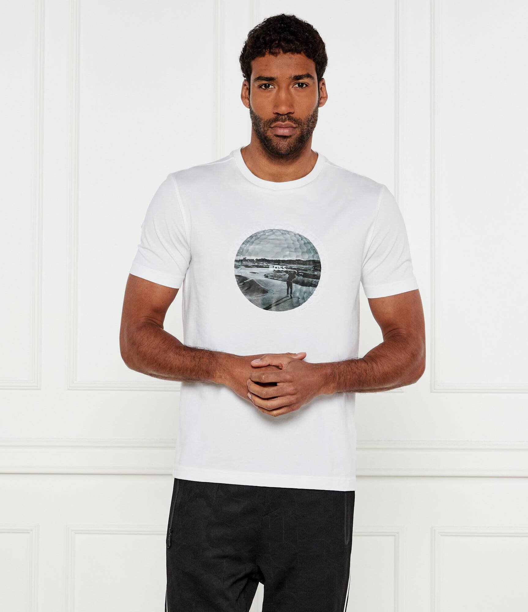 BOSS Green Tricou Graphic Heritage | Regular Fit | stretch