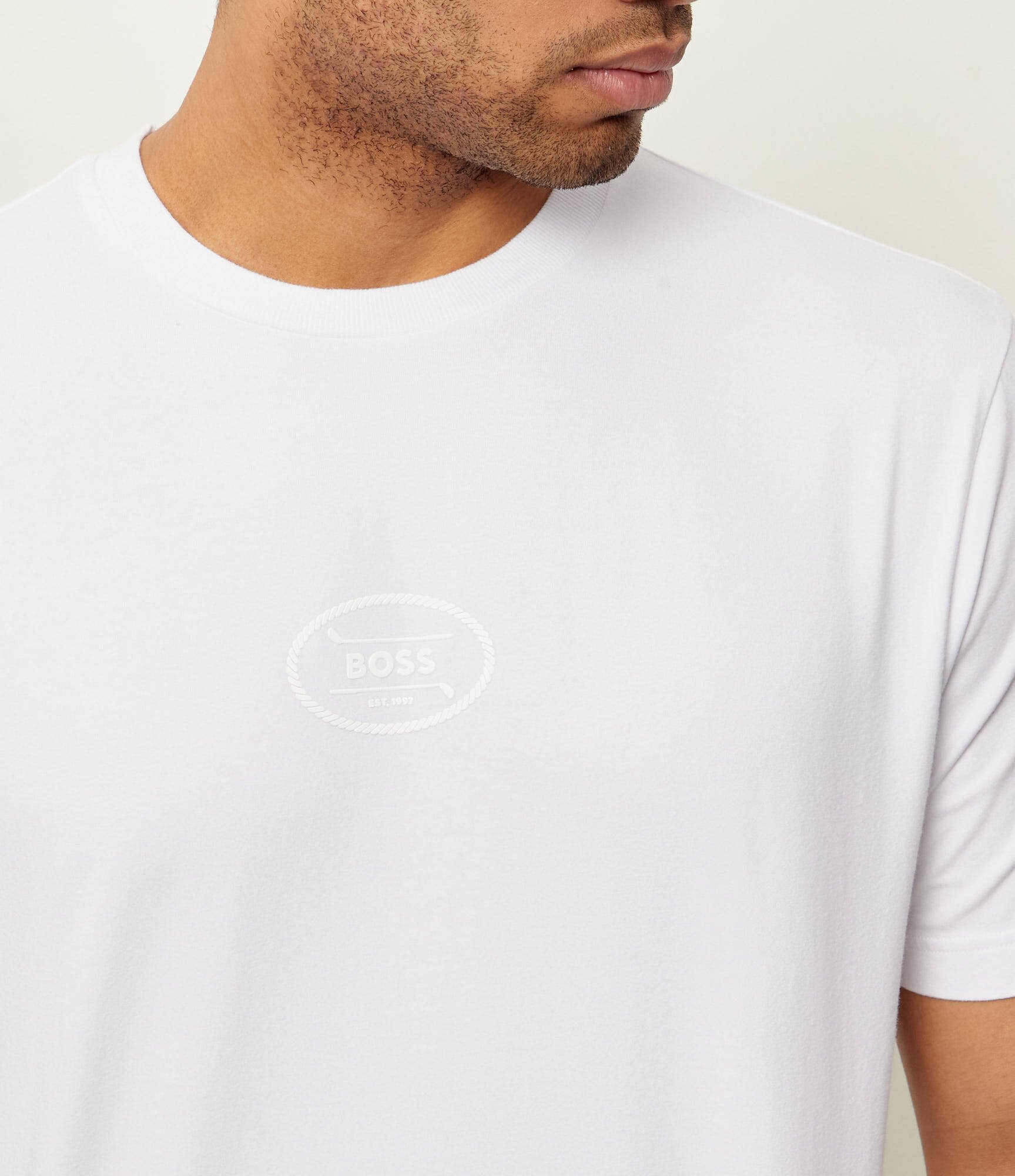 BOSS Green Tricou Hole19 Graphic | regular fit