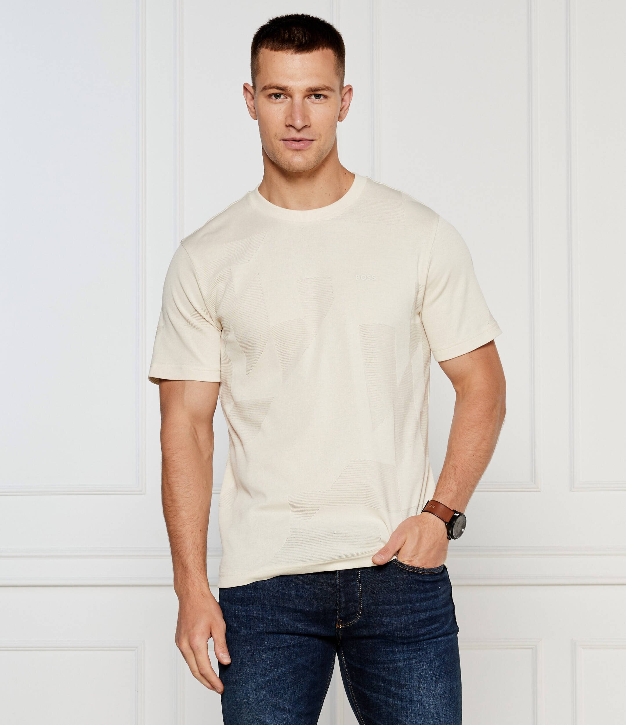 BOSS Green Tricou Jagged | Regular Fit
