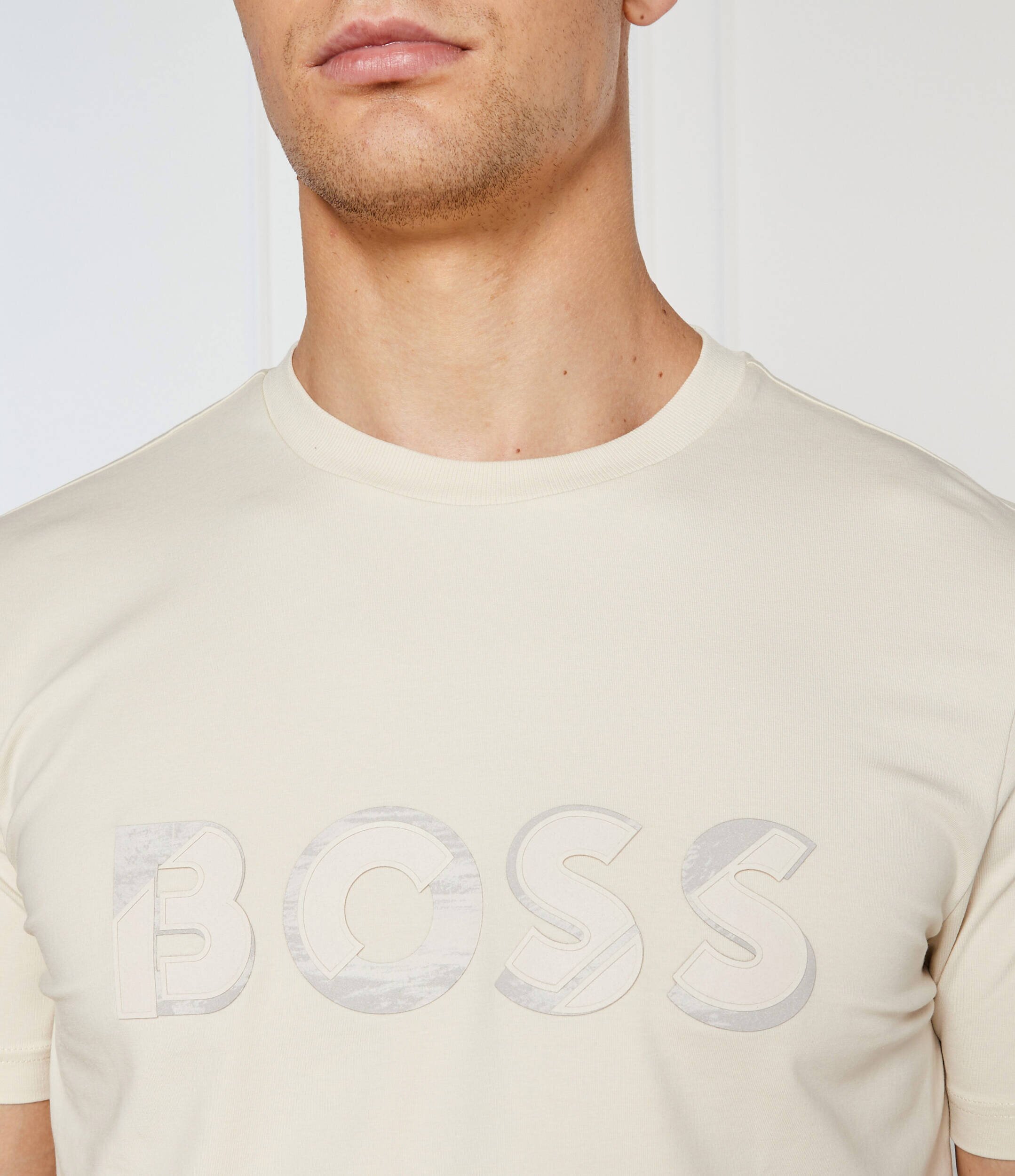 BOSS Green Tricou Jagged | Relaxed fit | stretch