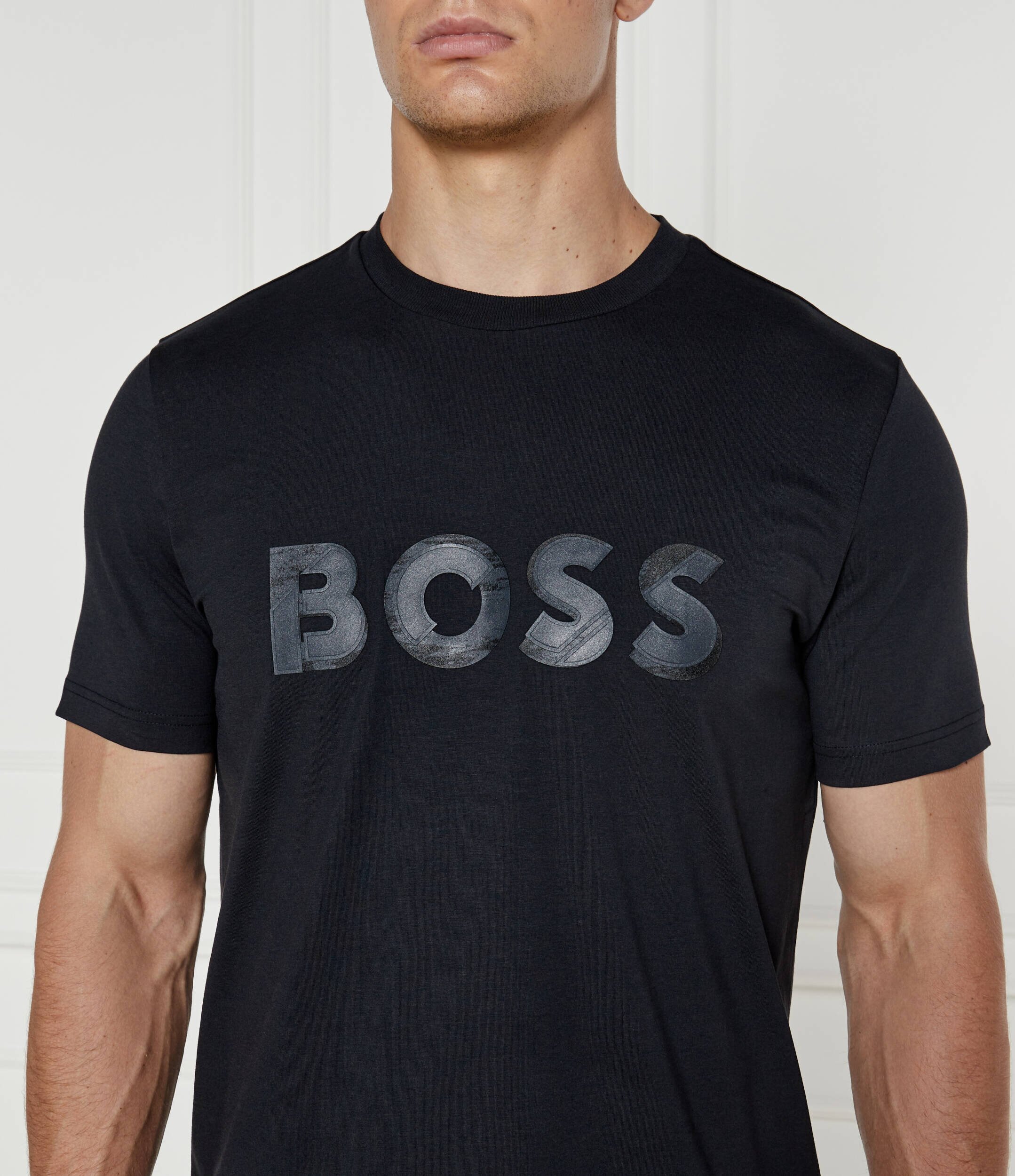 BOSS Green Tricou Jagged | Relaxed fit | stretch