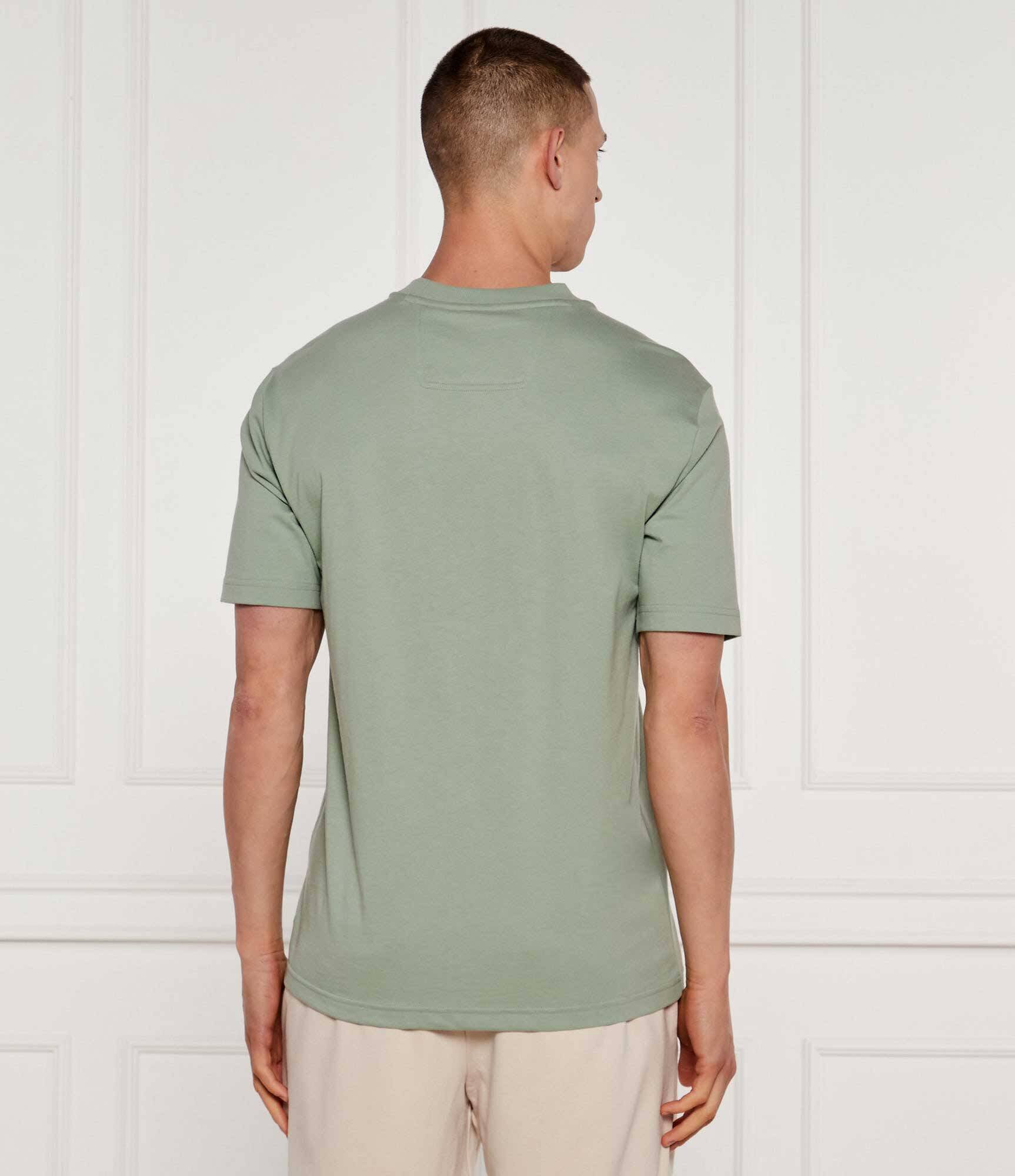 BOSS Green Tricou Logo Rib | Regular Fit