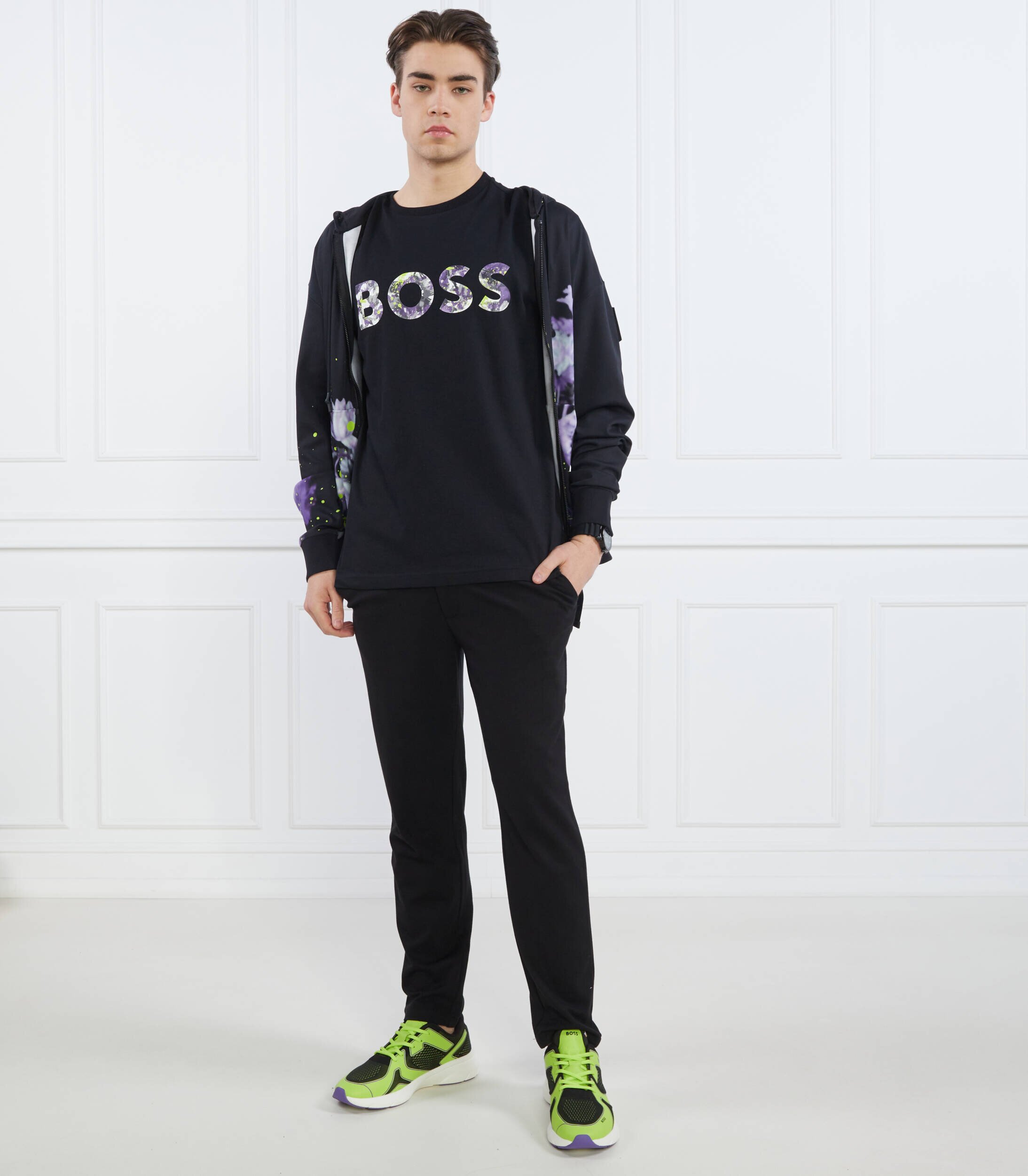 BOSS Green Tricou LOTUS | Relaxed fit