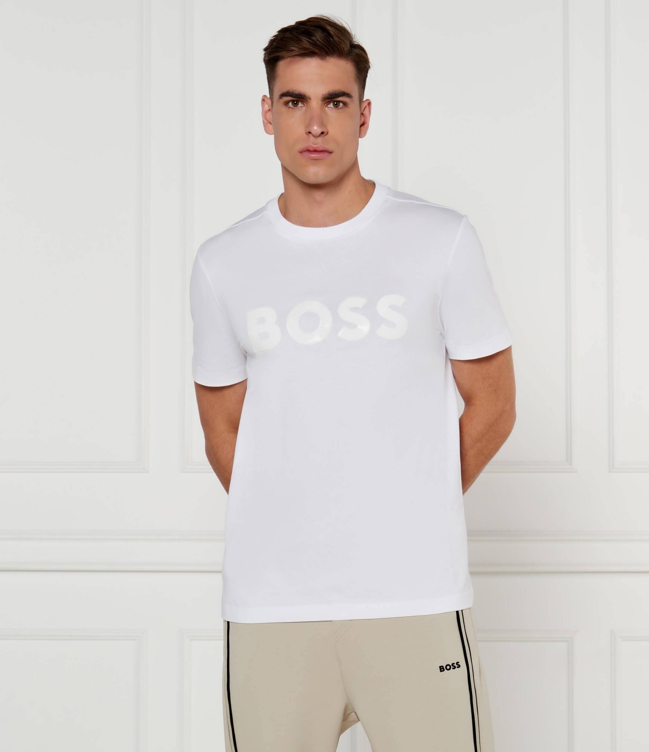 BOSS Green Tricou Mirror | Regular Fit