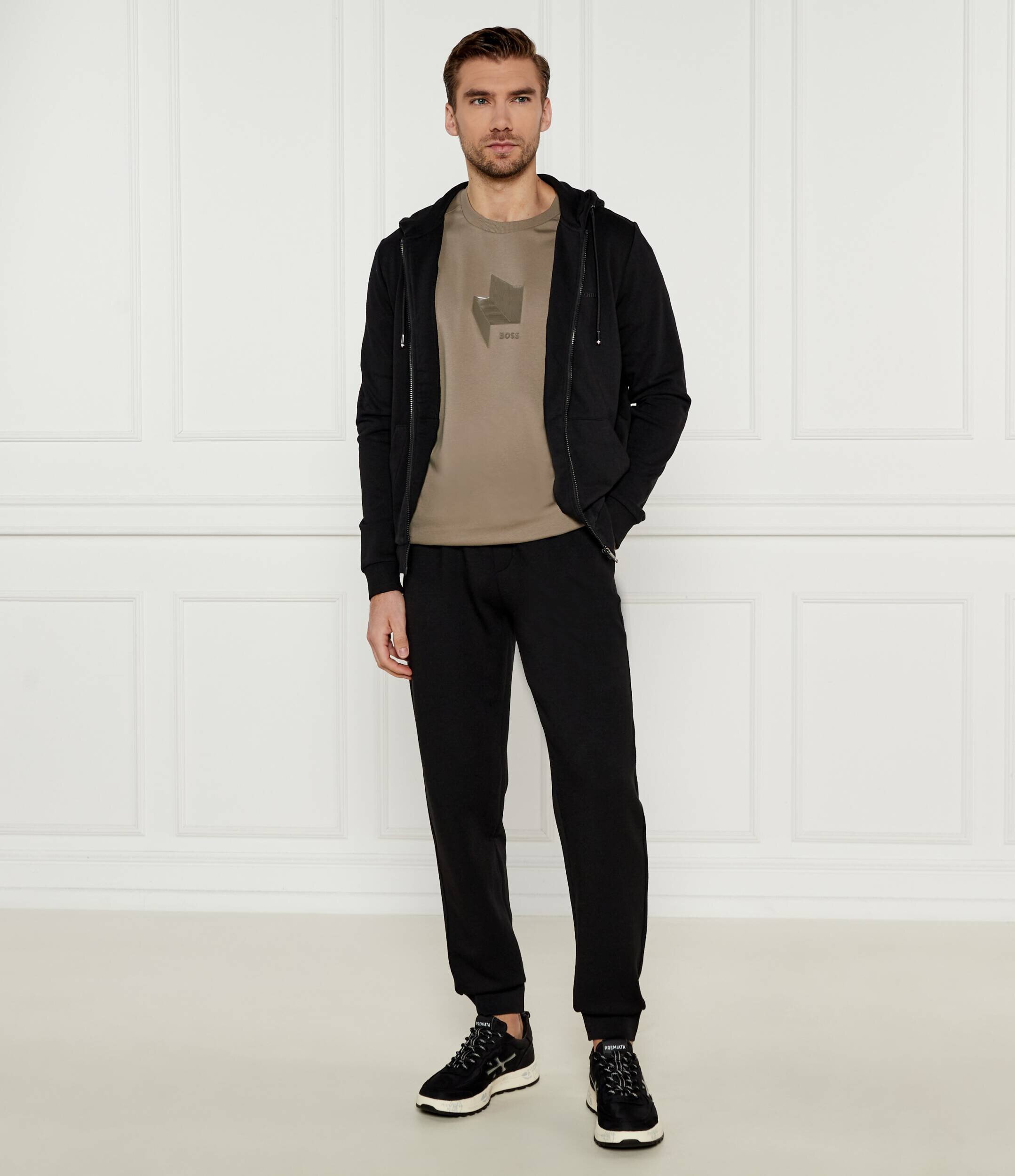 BOSS Green Tricou Mirror | Relaxed fit