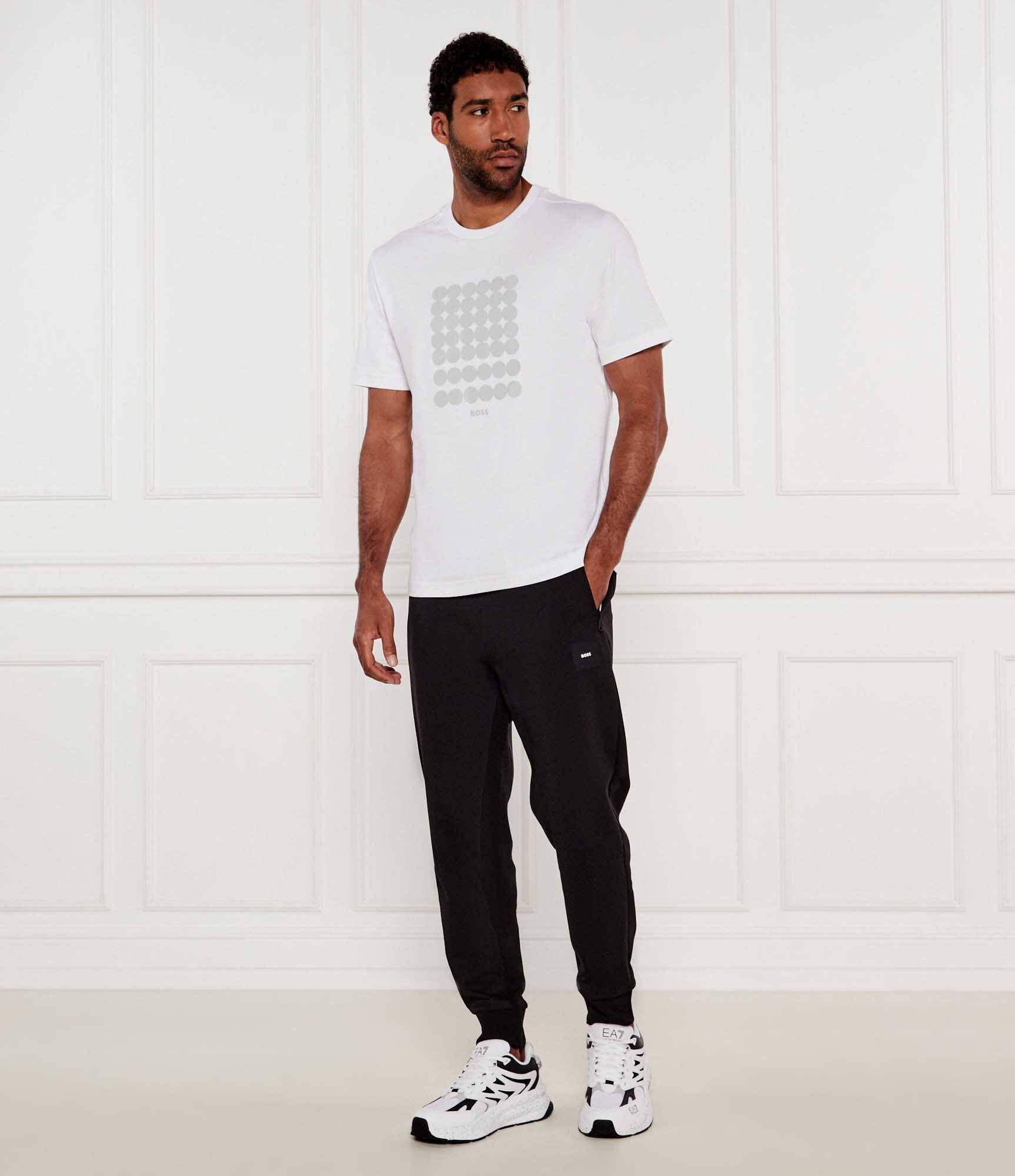 BOSS Green Tricou Print Striped C | Relaxed fit