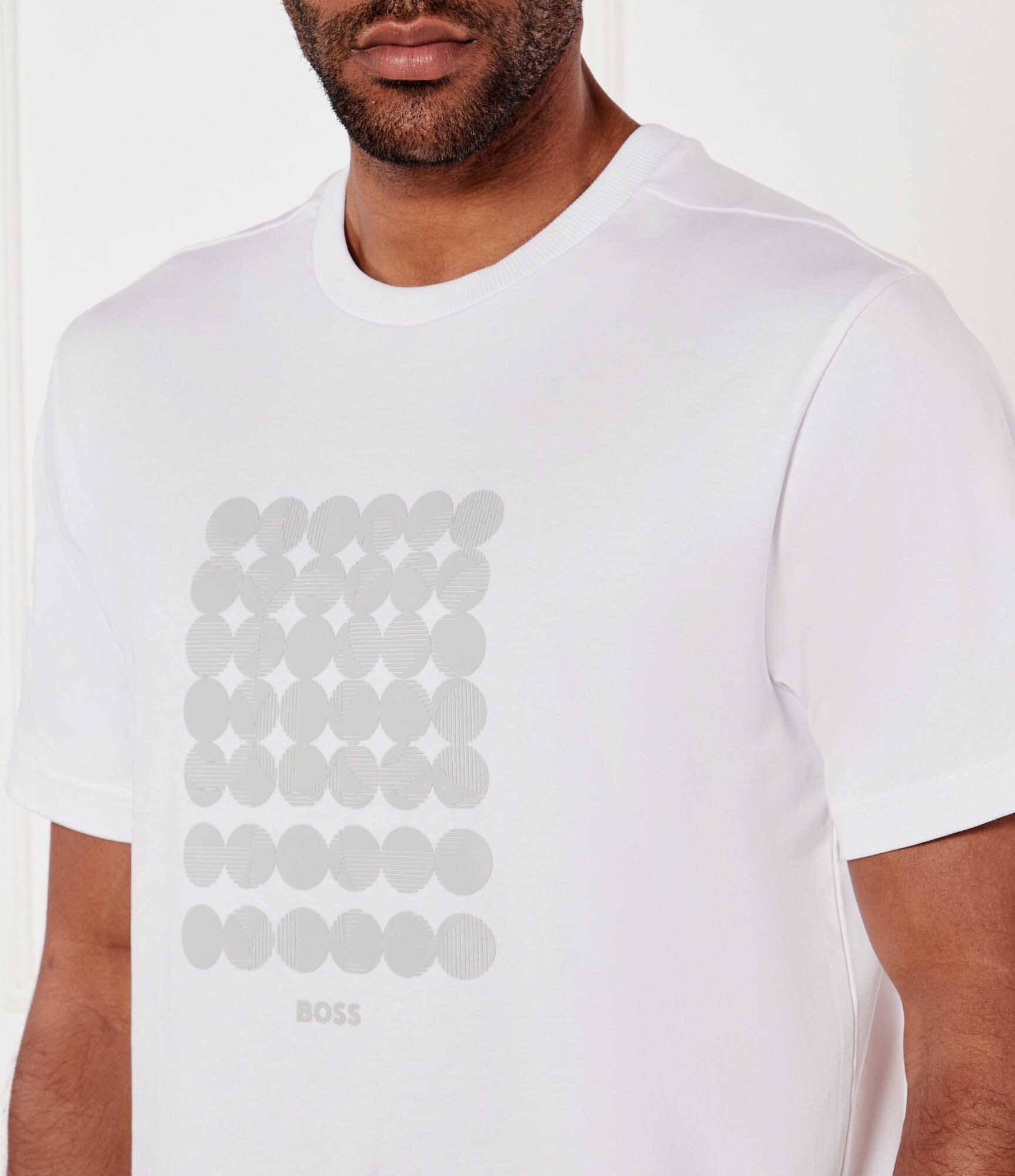 BOSS Green Tricou Print Striped C | Relaxed fit