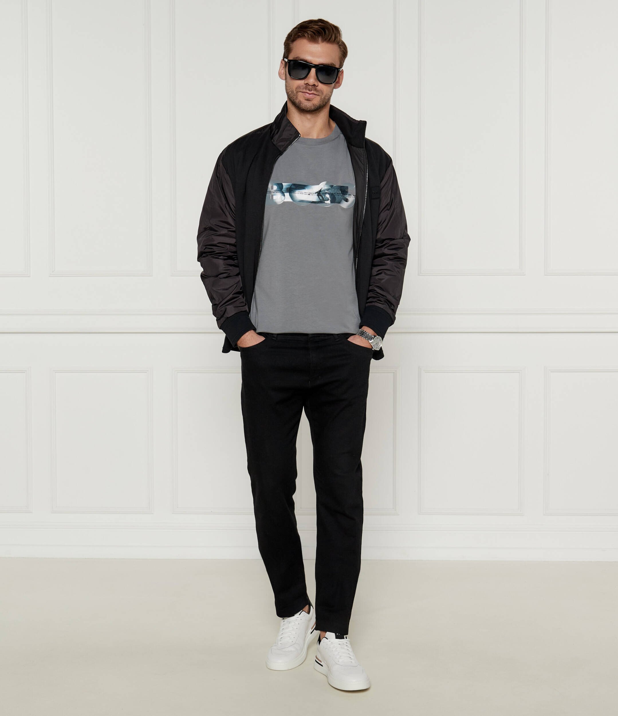 BOSS Green Tricou | Regular Fit | stretch