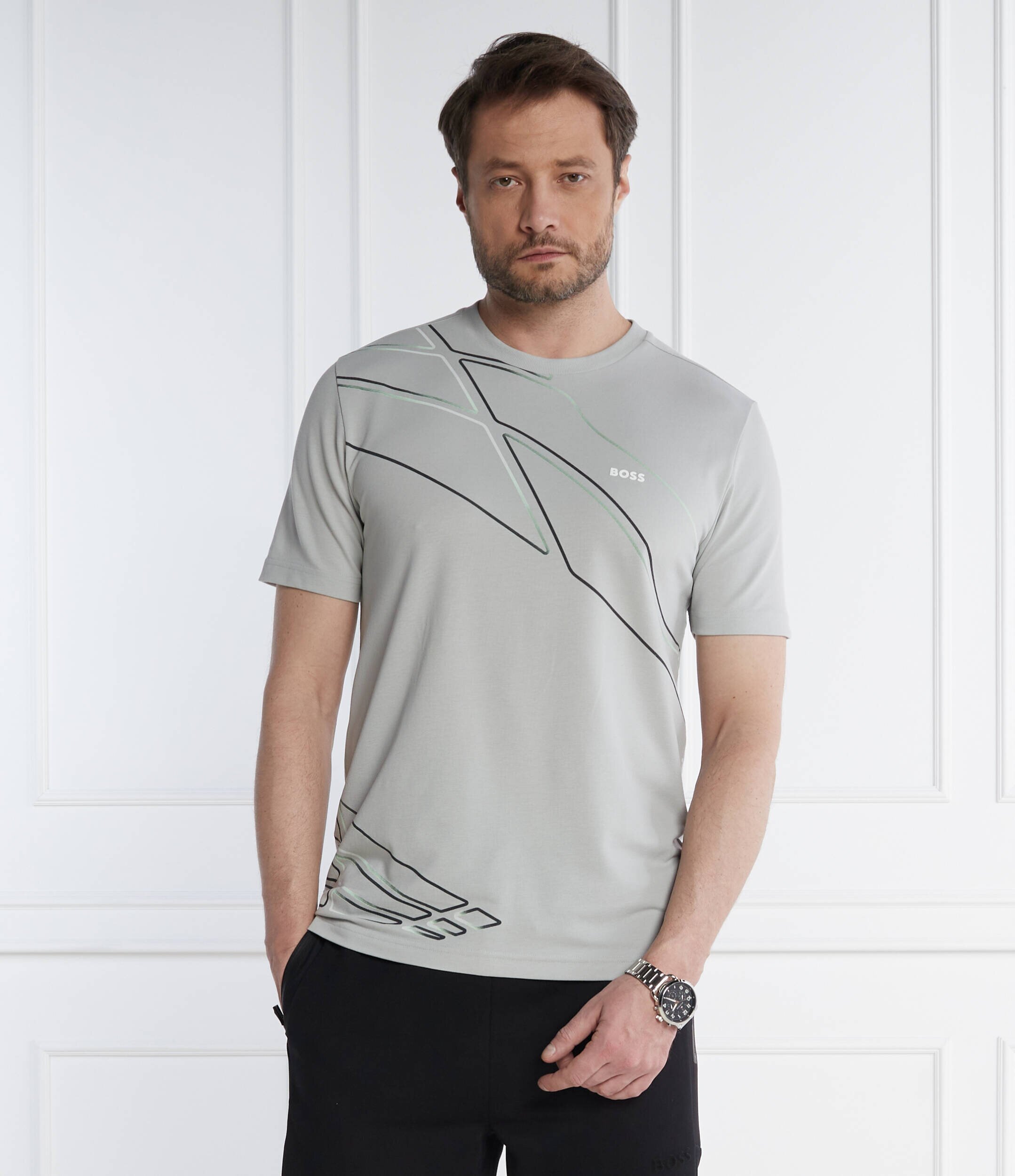 BOSS Green Tricou | Regular Fit | stretch