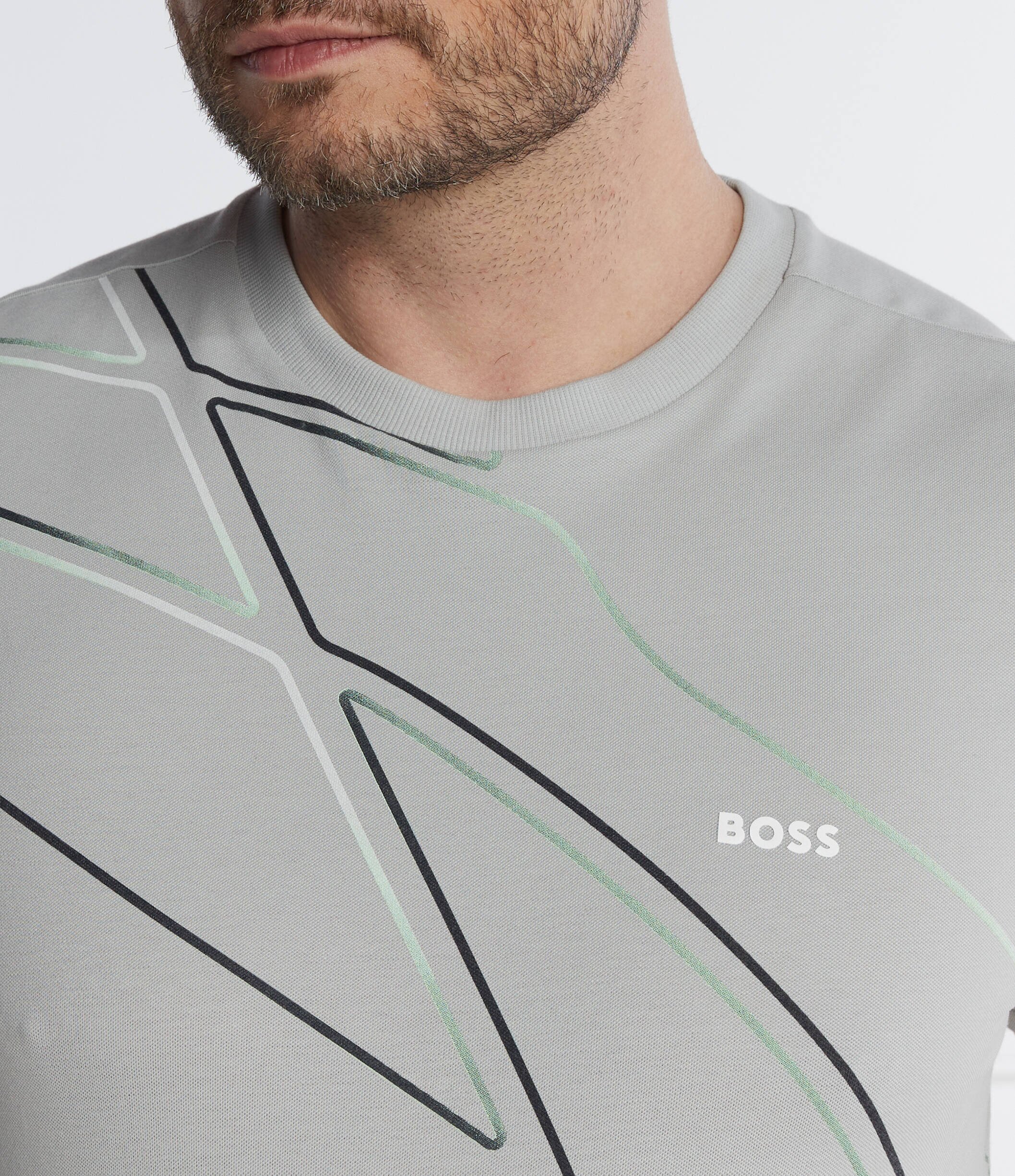 BOSS Green Tricou | Regular Fit | stretch